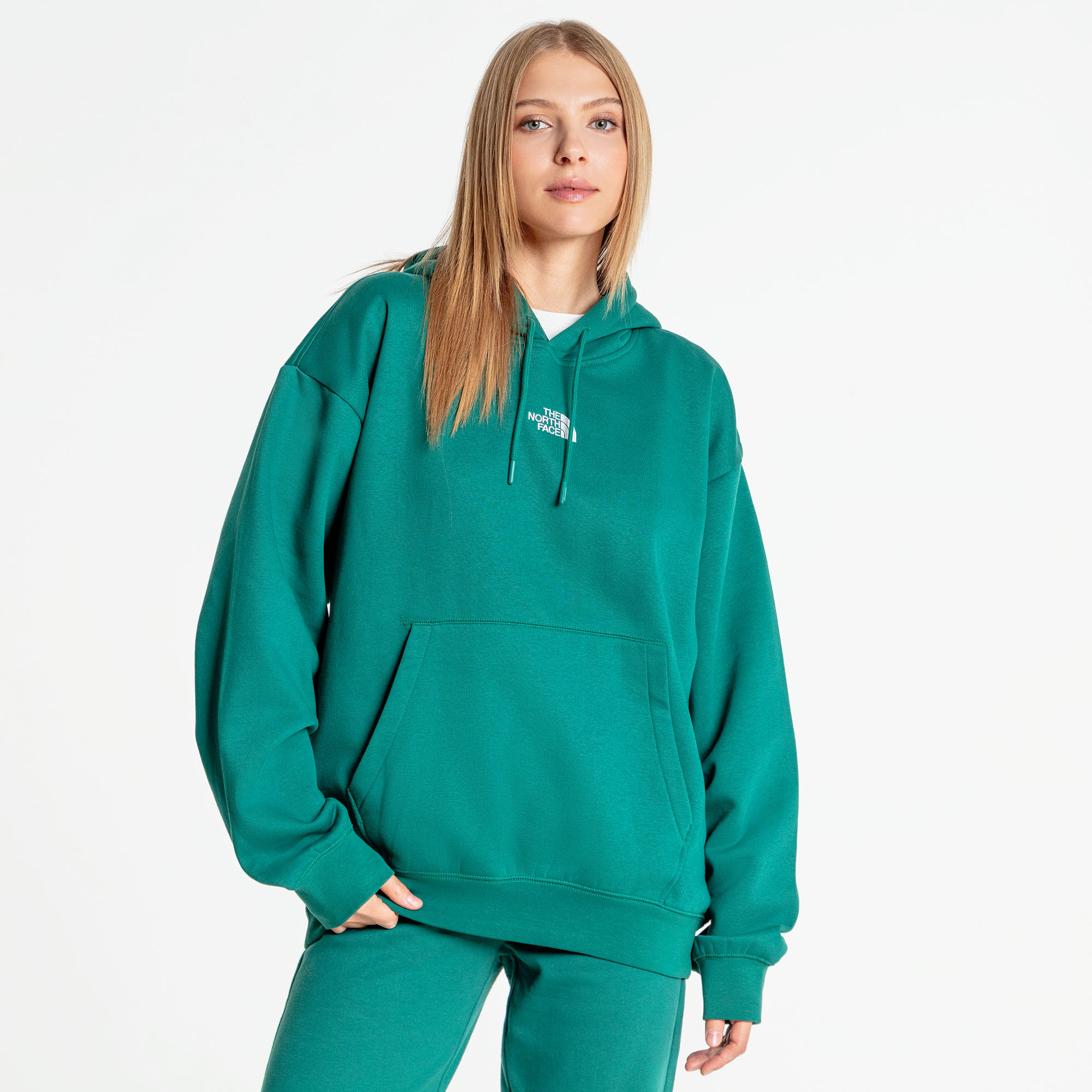 Женская худи Essential Oversized Hoodie Evergreen The North Face NF0A89ENNL11-L
