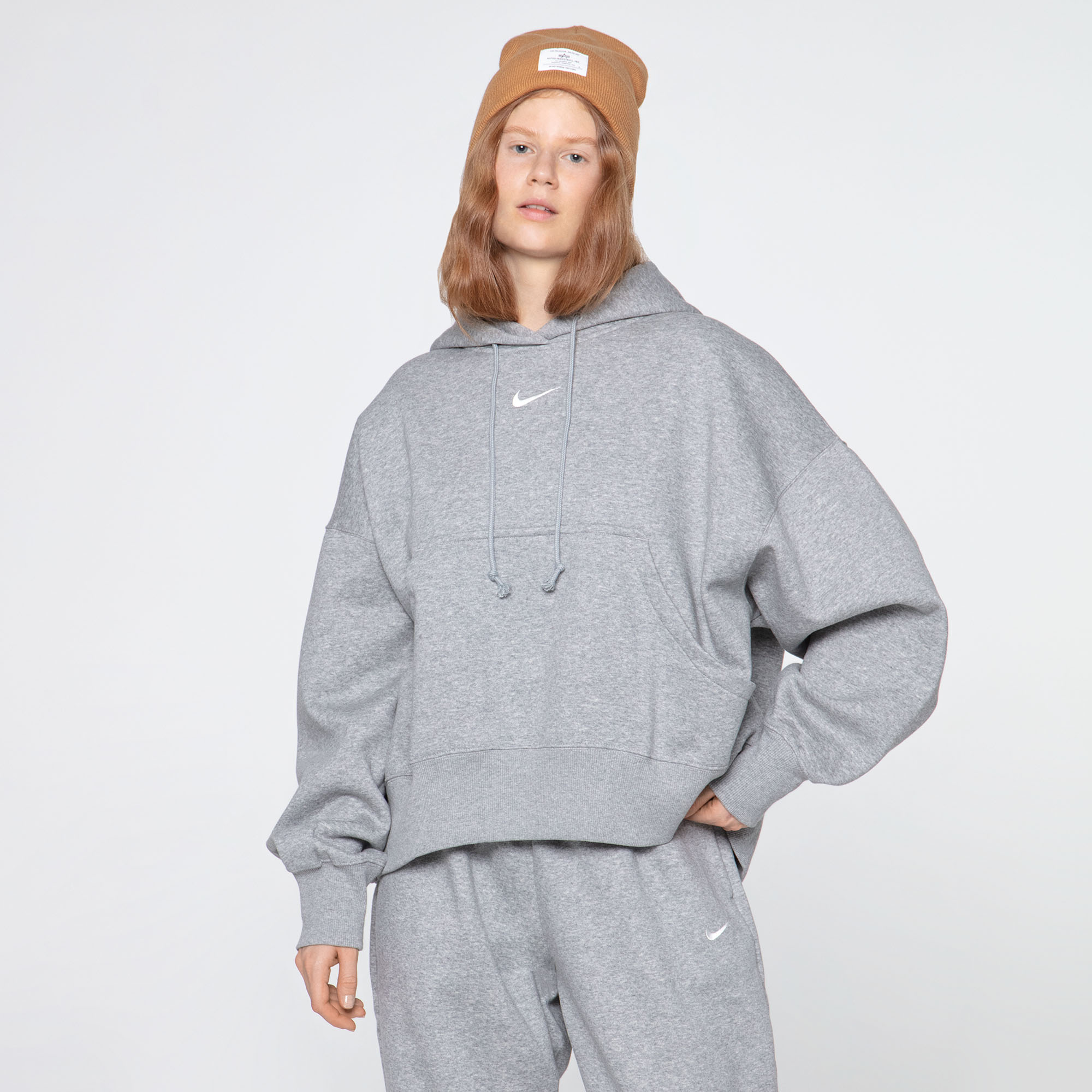 Женская худи Nike Sportswear Phoenix Fleece DQ5858-063-XS