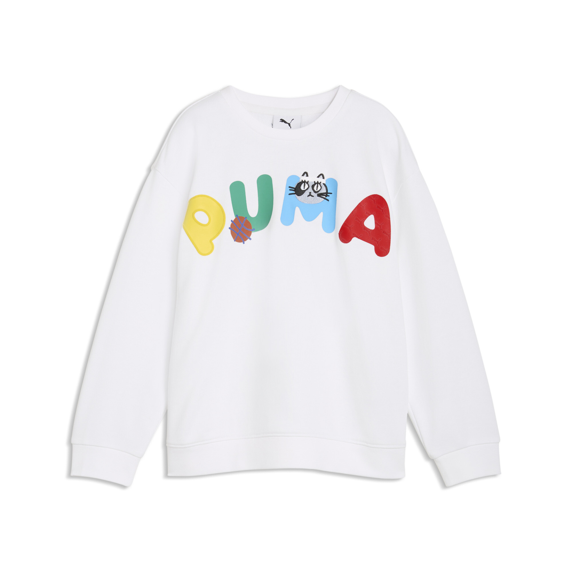 Детский свитшот Sporty Cats Relaxed Crew PUMA 63455102-110