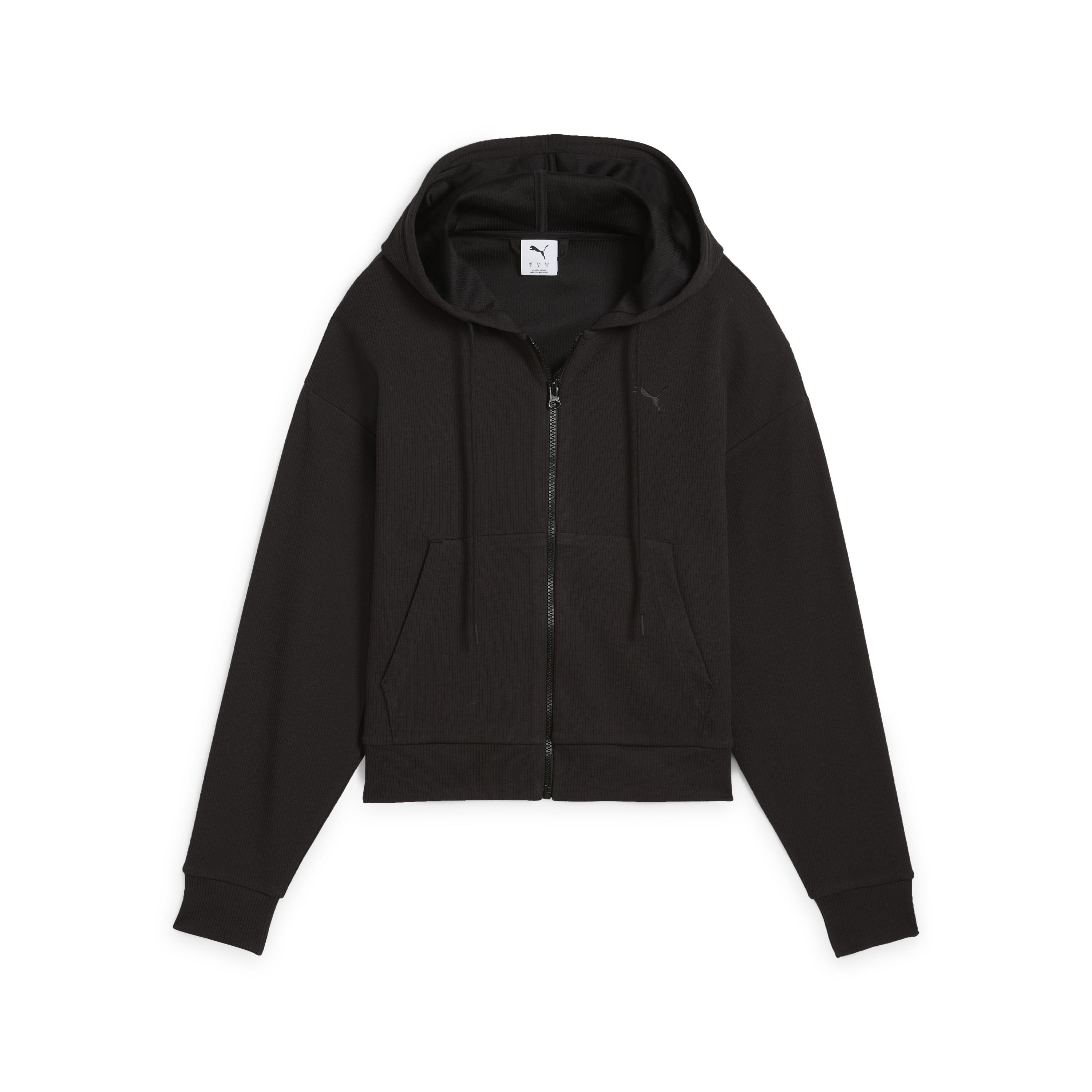 Женская толстовка PUMA HER Crop Full-Zip Hoodie 68505601-M