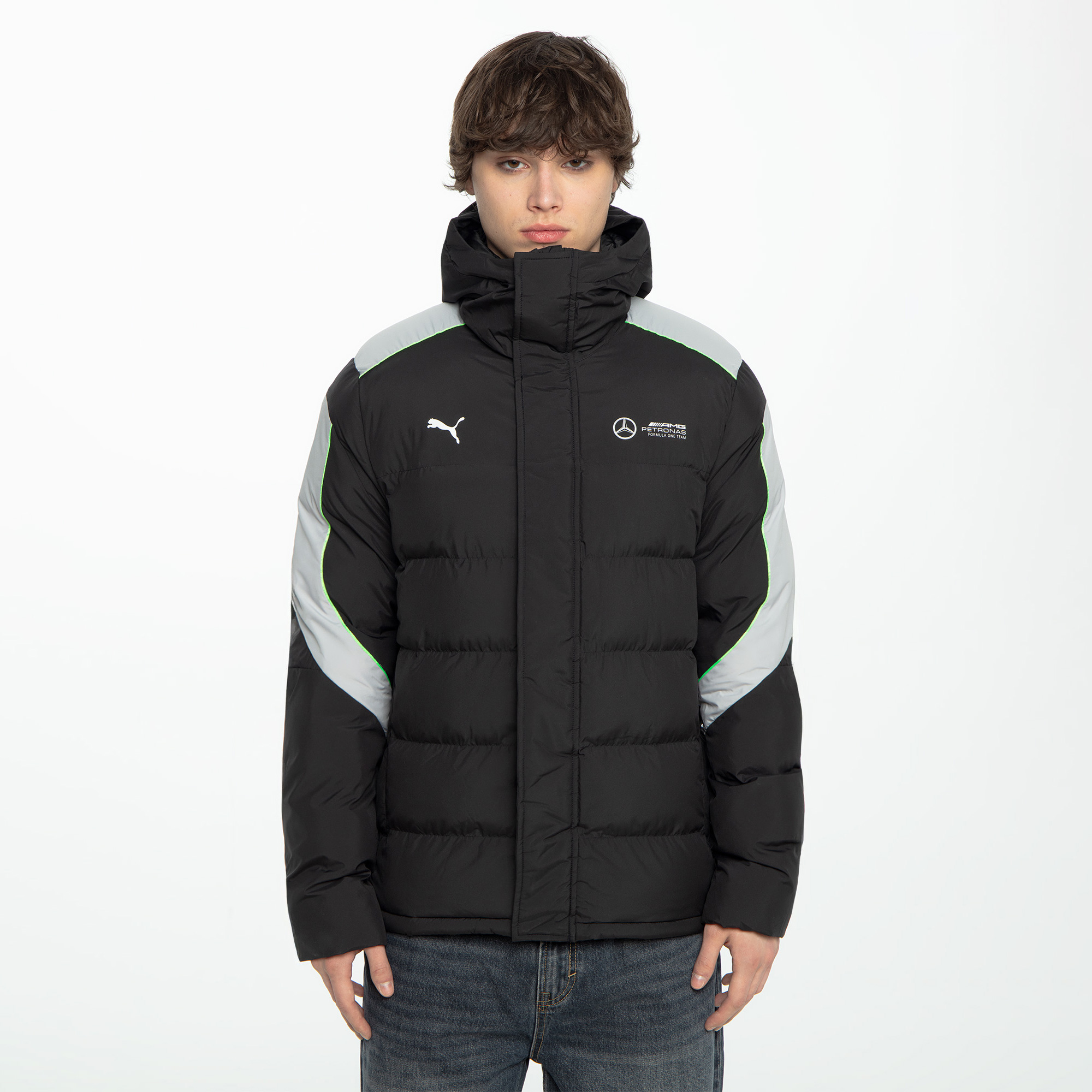 Мужская куртка Mercedes-AMG Petronas F1 MT7+ Ecolite Padded Jacket PUMA 62731501-XXL