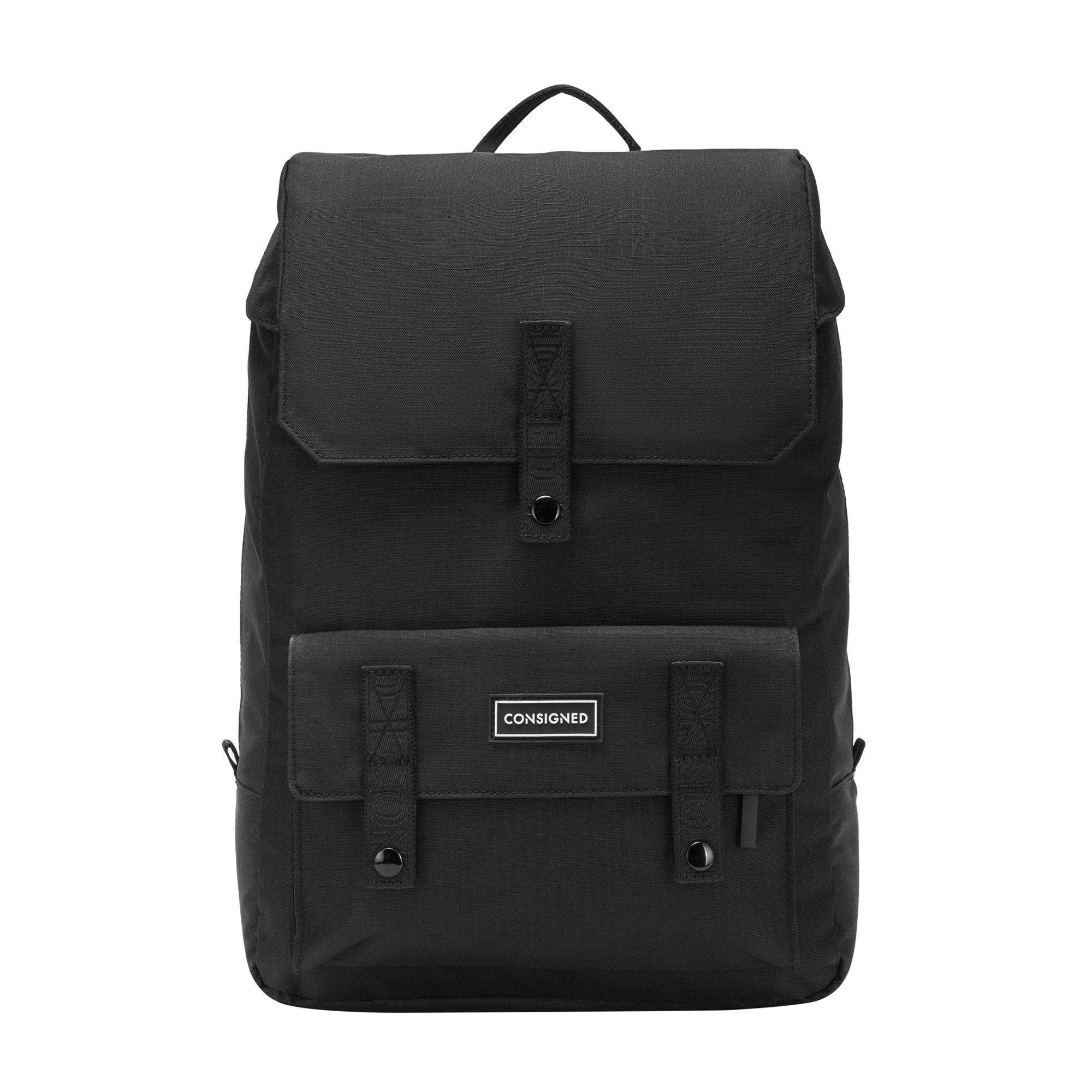 Рюкзак Flap Over Pocketed Backpack Consigned 50909-BLACK-OS