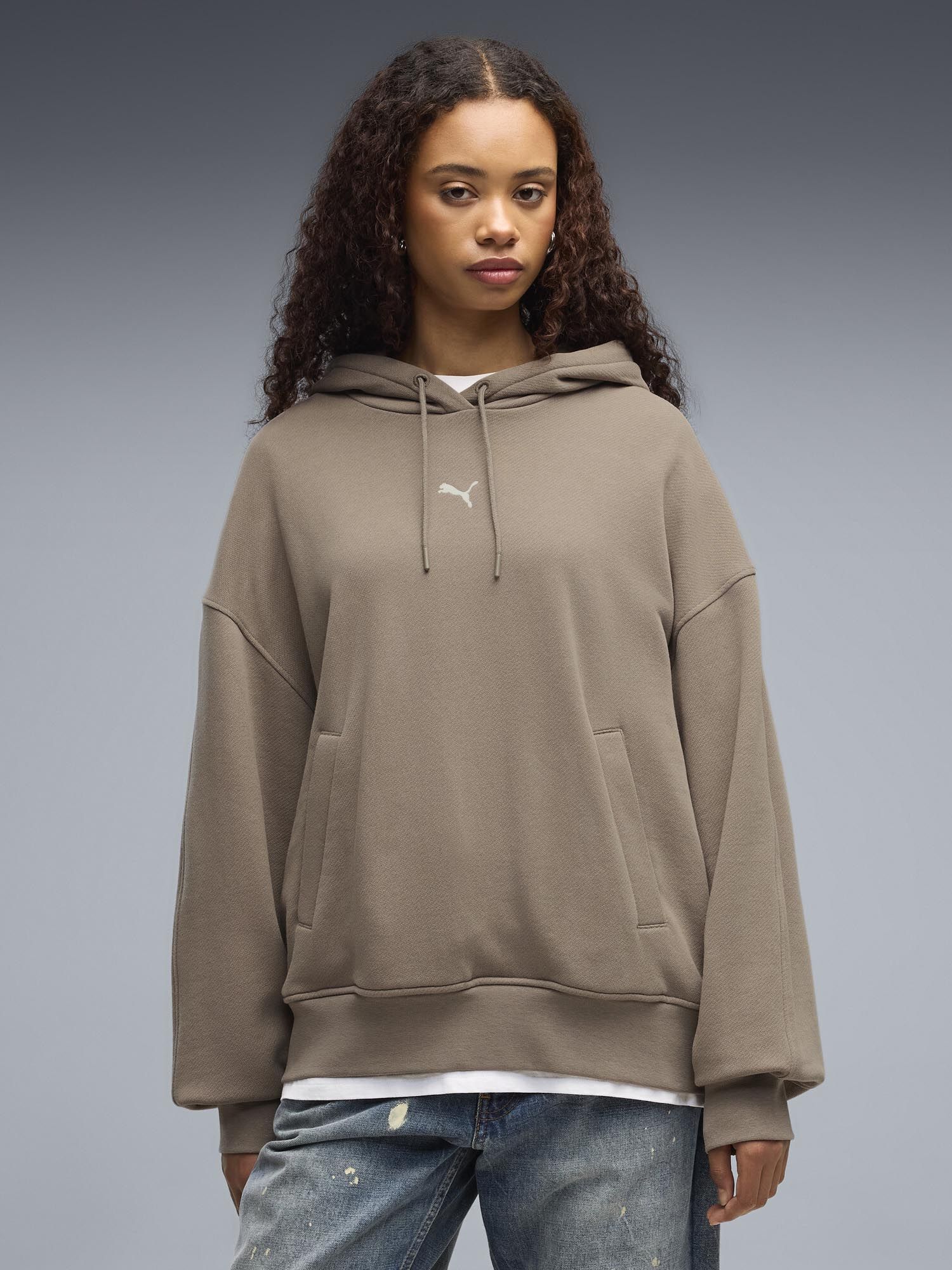 Женская толстовка ESS Oversized Hoodie TR PUMA 63667281-XS