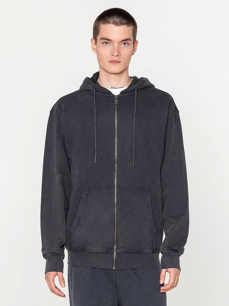 Мужская толстовка Streetbeat Washed Full Zip French Terry Hoodie SBM-HDFZ0007-063-S