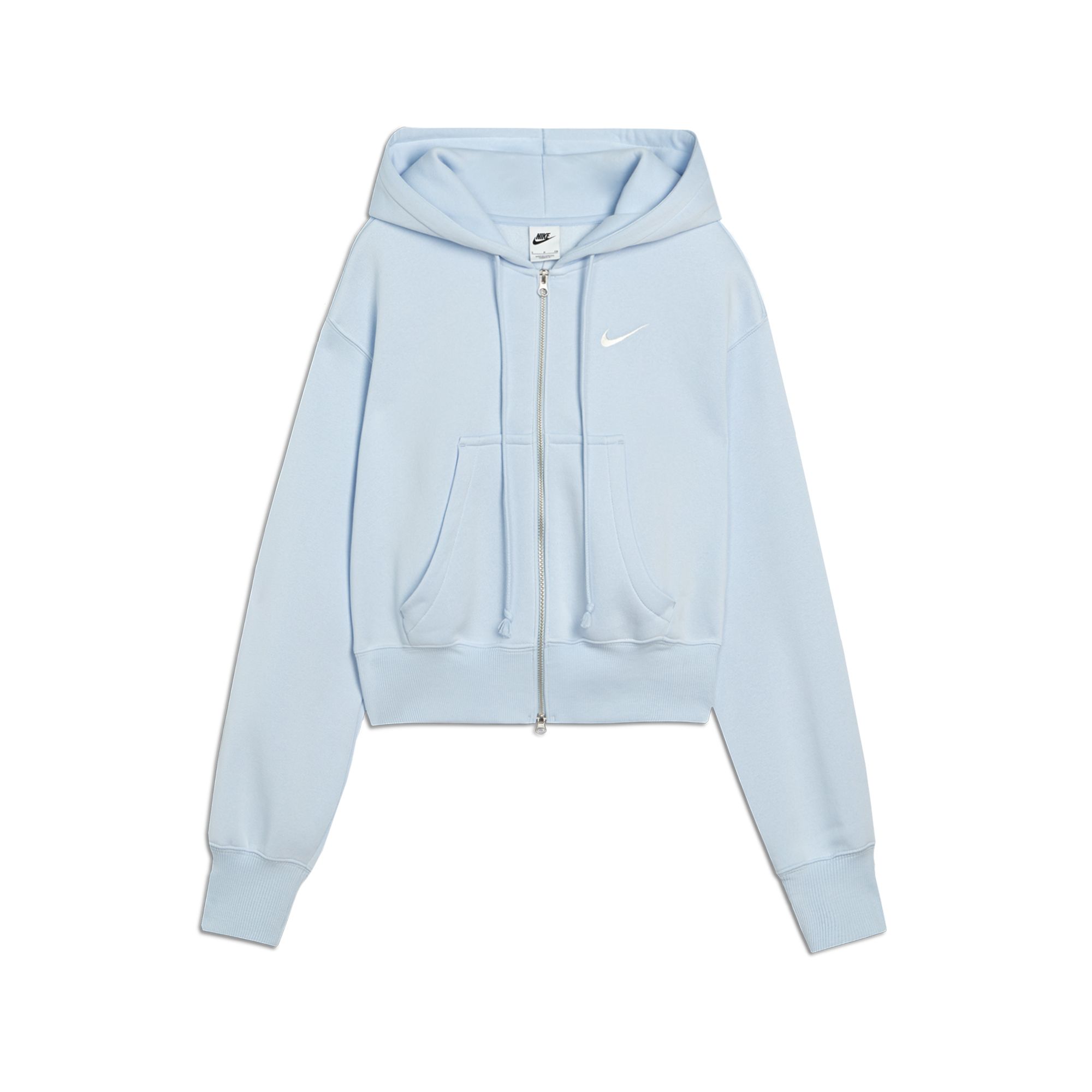 Женская толстовка Sportswear Phoenix Fleece Loose Full-Zip Cropped Hoodie Nike HV2426-407-S