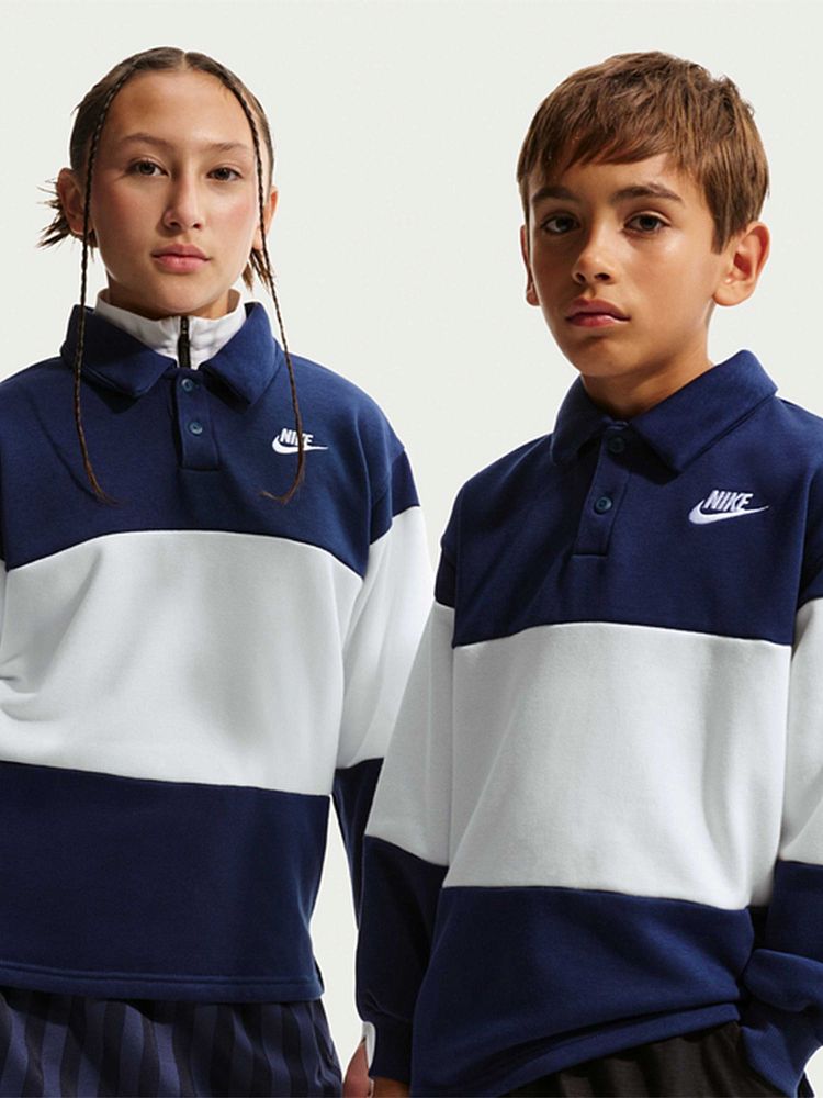 Подростковый свитшот Sportswear Club French Terry Rugby Nike IF2298-410-S