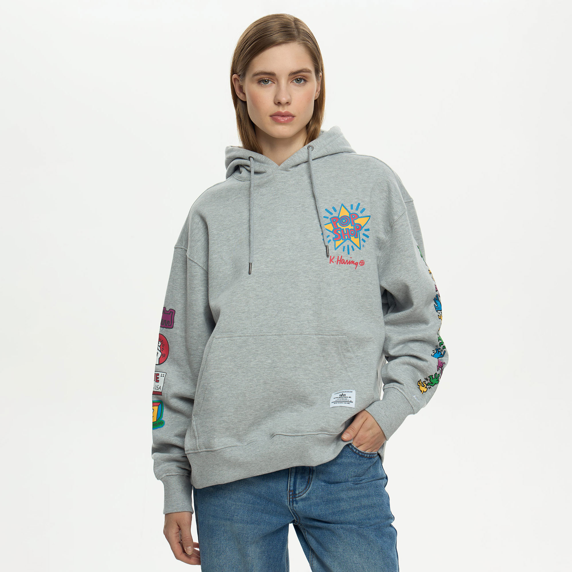 Худи × Keith Haring Alpha Industries CSK56000C1-020-XL
