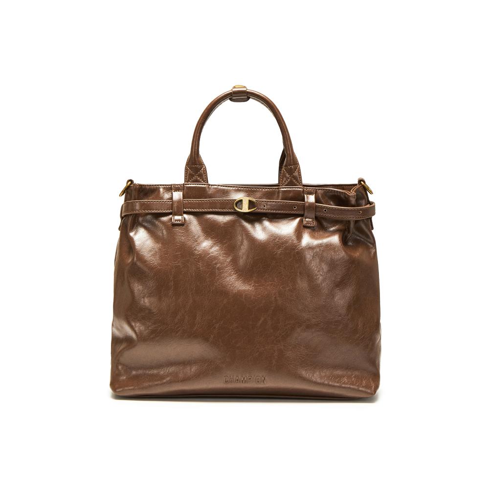Champion Kelly Tote Bag Versatile Trendy Casual Fashion Multifunctional Commuter Double Shoulder Crossbody Unisex Tote Bag U6AACPU81 Box Not Included Gift Not Included,Pinecone Brown brown
