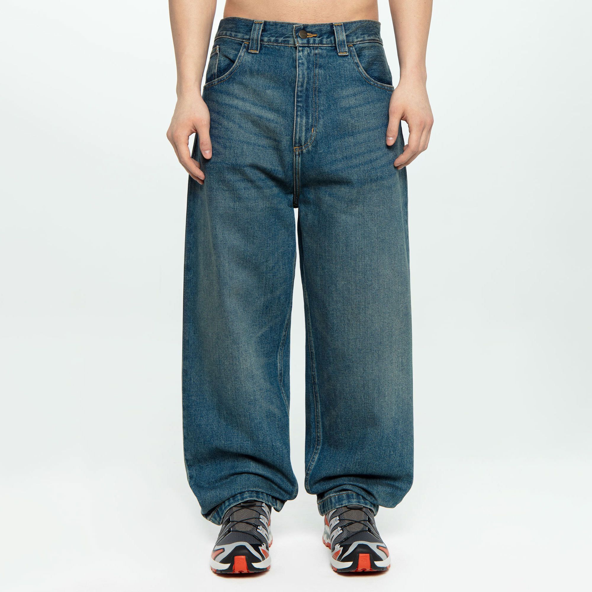Мужские джинсы Brandon Pant Carhartt WIP I035893-BLUEUSEDWSH-S