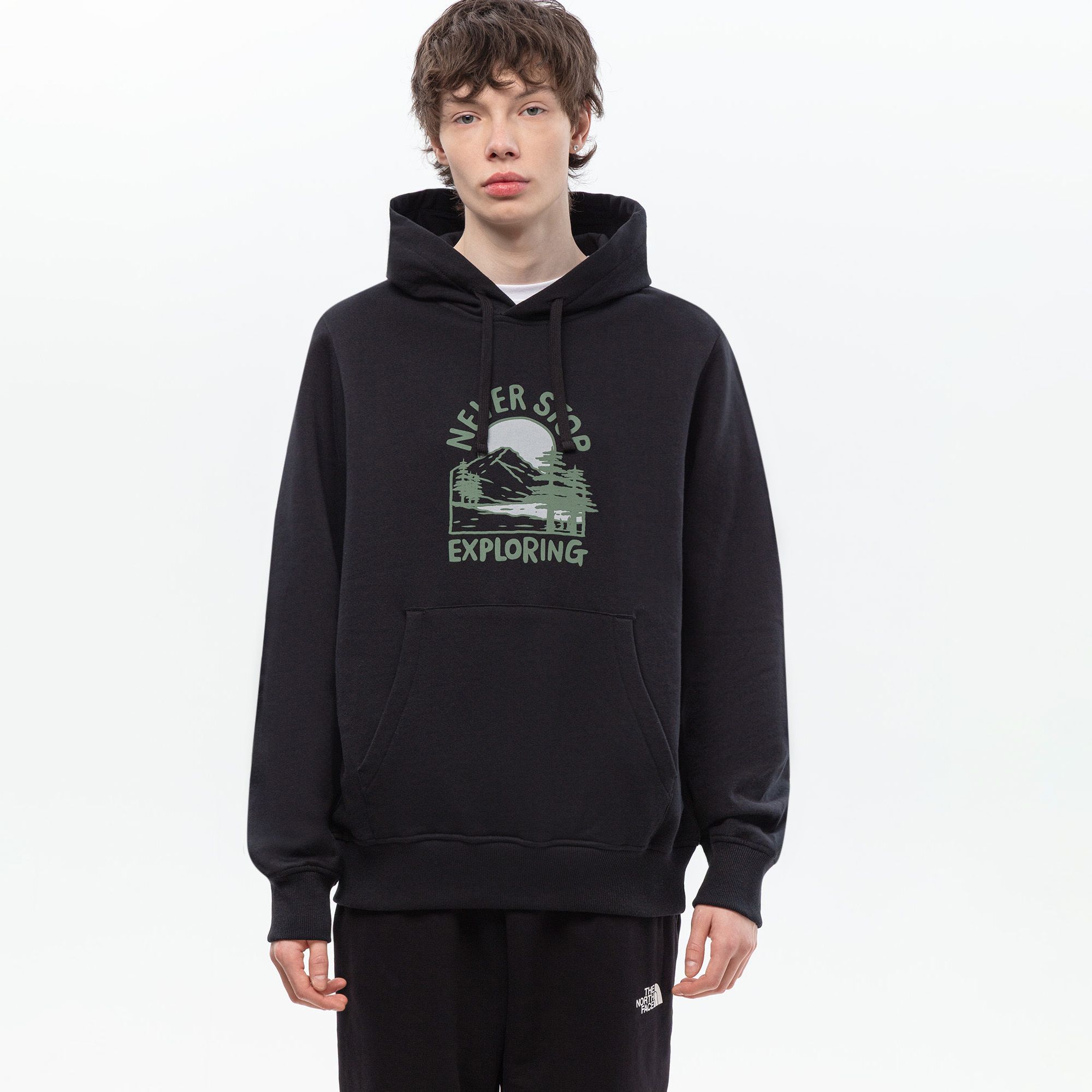 Мужская худи Outdoor Graphic Hoodie Black The North Face NF0A8C20JK31-XXL