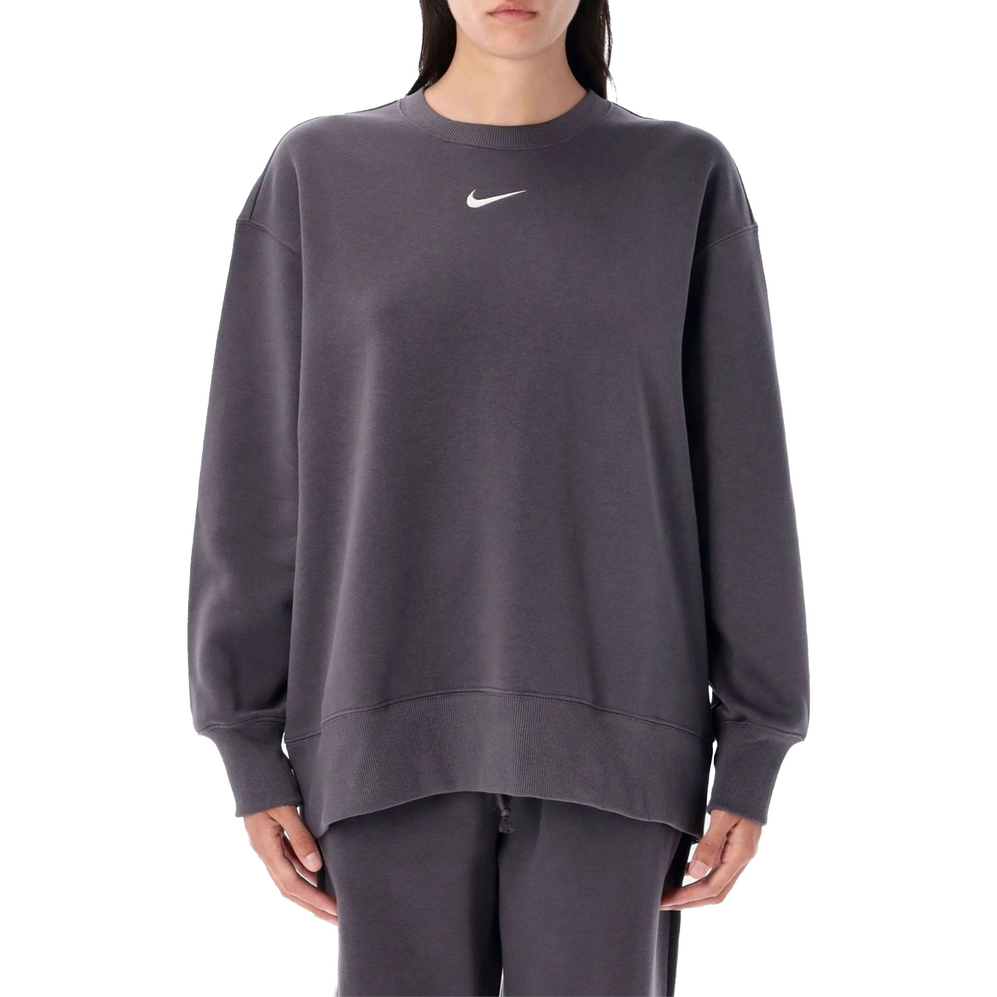 Женский свитшот Nike PHNX FLC OS LONG CREW FZ4270-036-L