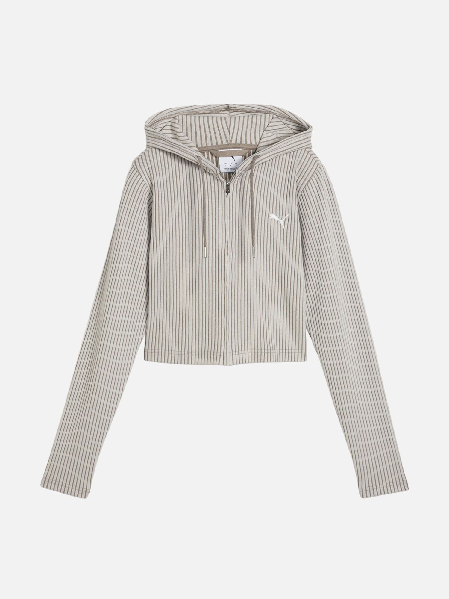 Женская толстовка PUMA Essentials Ribbed Hoodie 63666981-M