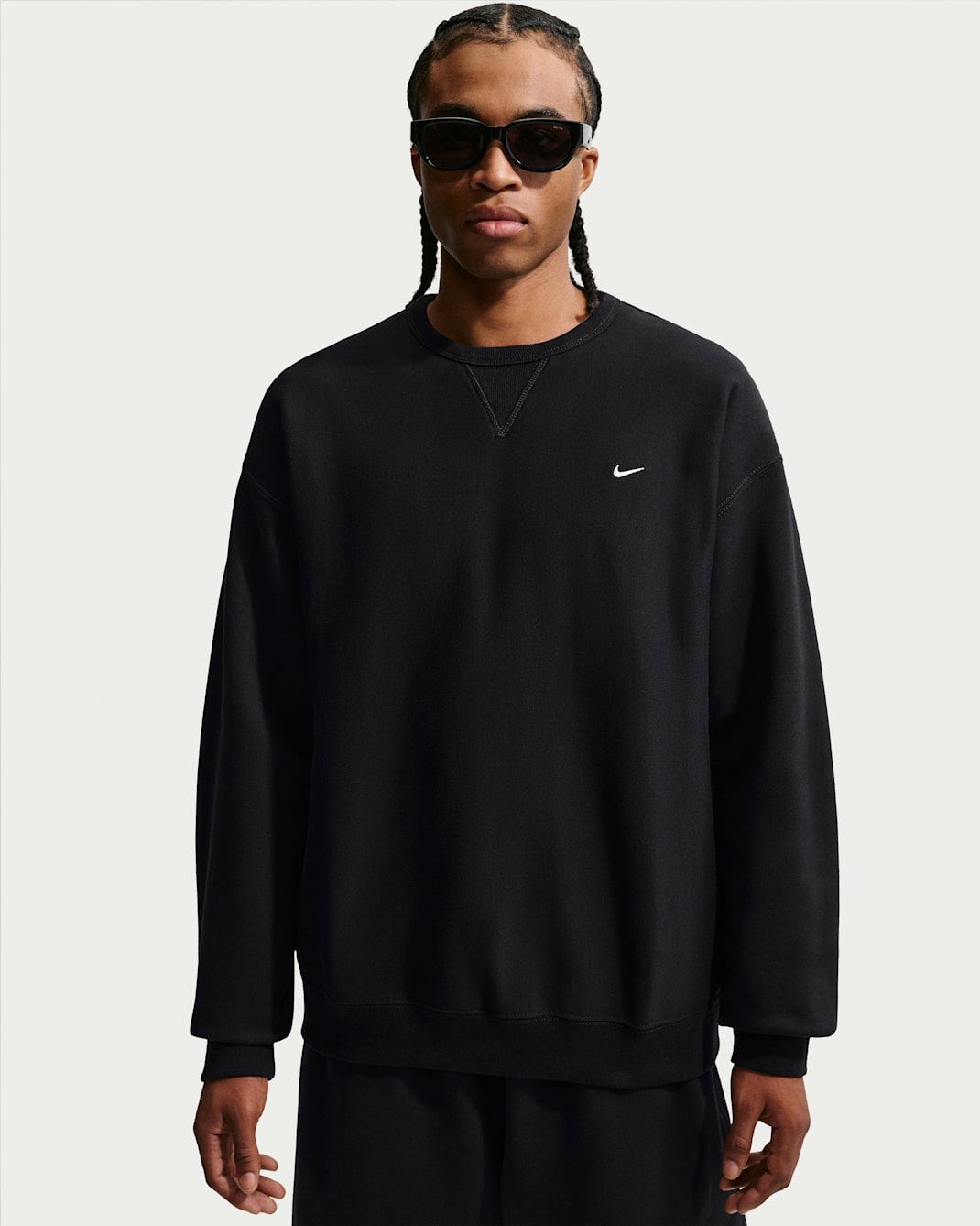 Мужской свитшот Solo Swoosh Fleece Crew Nike HV1086-010-XL