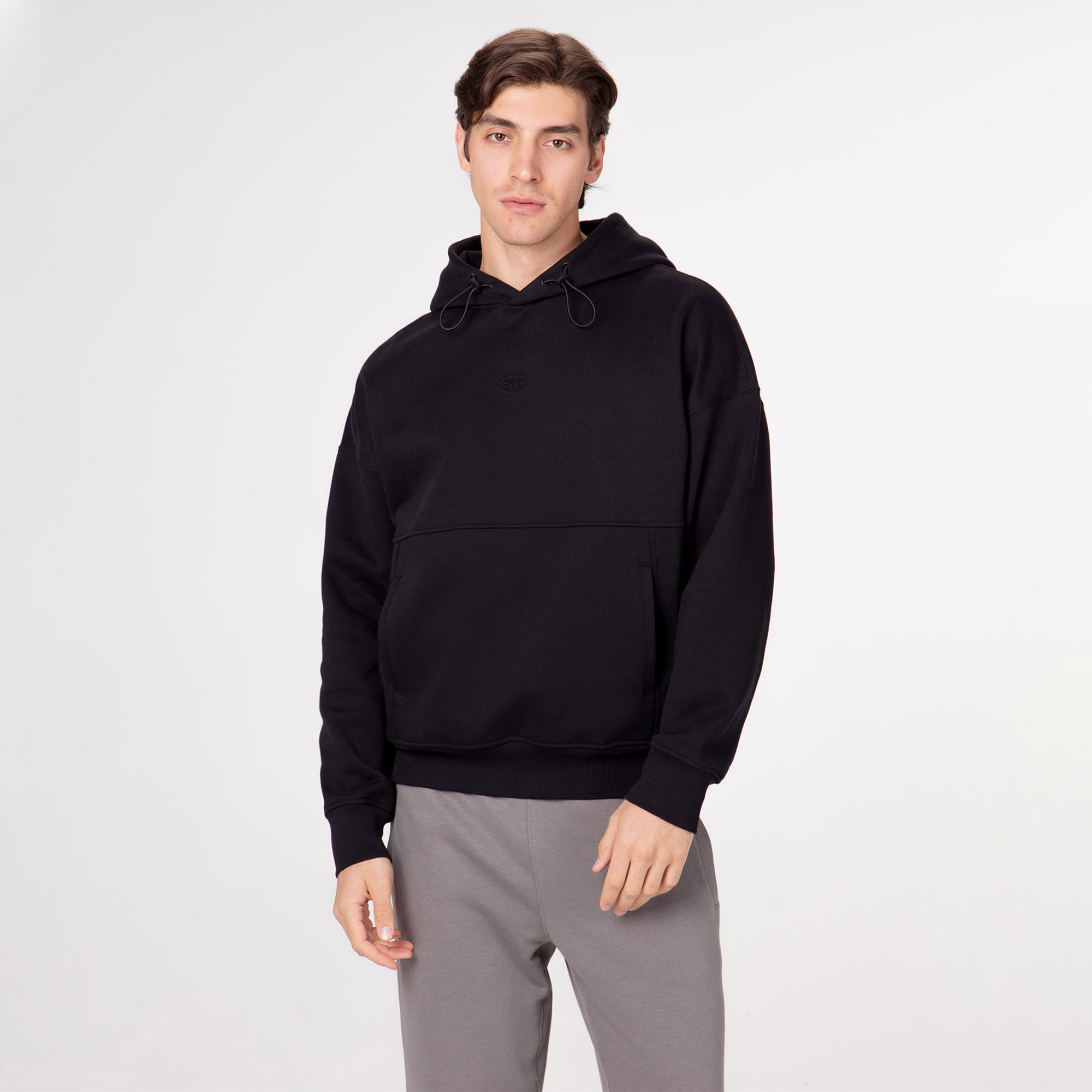 Мужская худи STREETBEAT Oversize Front Pockets Fleece Hoodie SBM-HD0019-001-XS