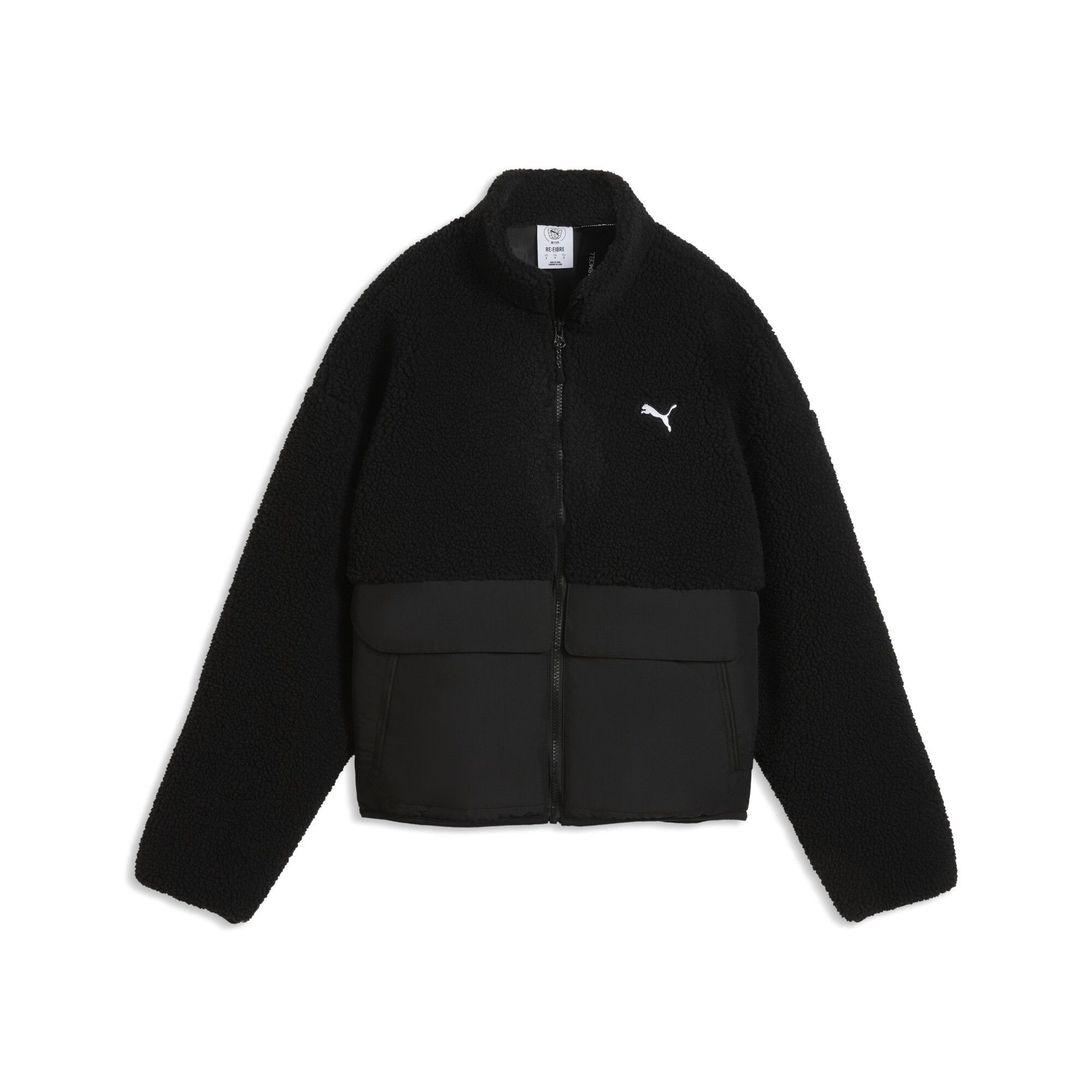 Женская олимпийка PUMA Re:Fibre Sherpa Jacket 69456701-XS