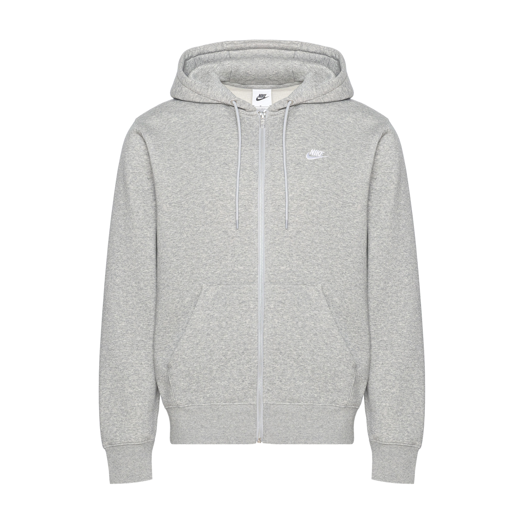 Мужская толстовка Club Full-Zip Fleece Hoodie Nike FN3861-063-M