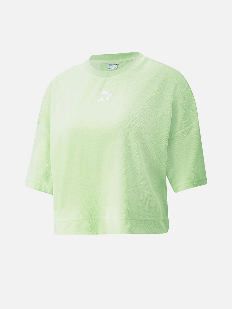 Женская футболка Classics Toweling Tee PUMA 53351636-XS