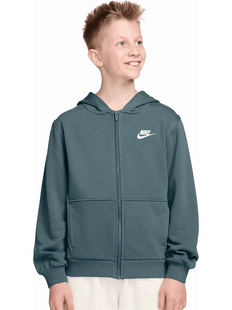 Подростковая толстовка Sportswear Club French Terry Full-Zip Hoodie Nike FD3017-382-S