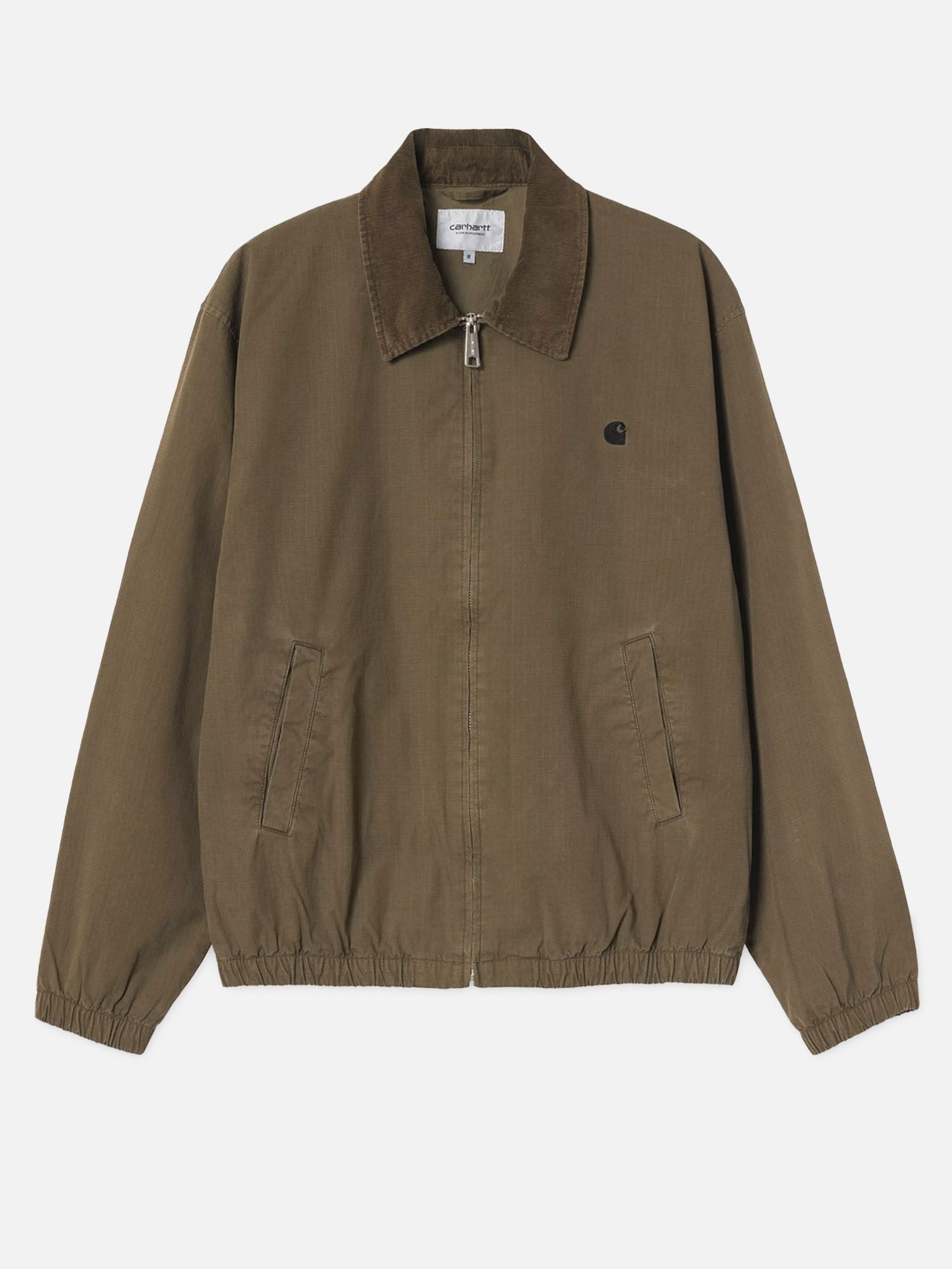 Мужская ветровка Madison Ripstop Jacket Carhartt WIP I036804-DRKBEECH-BLK-M