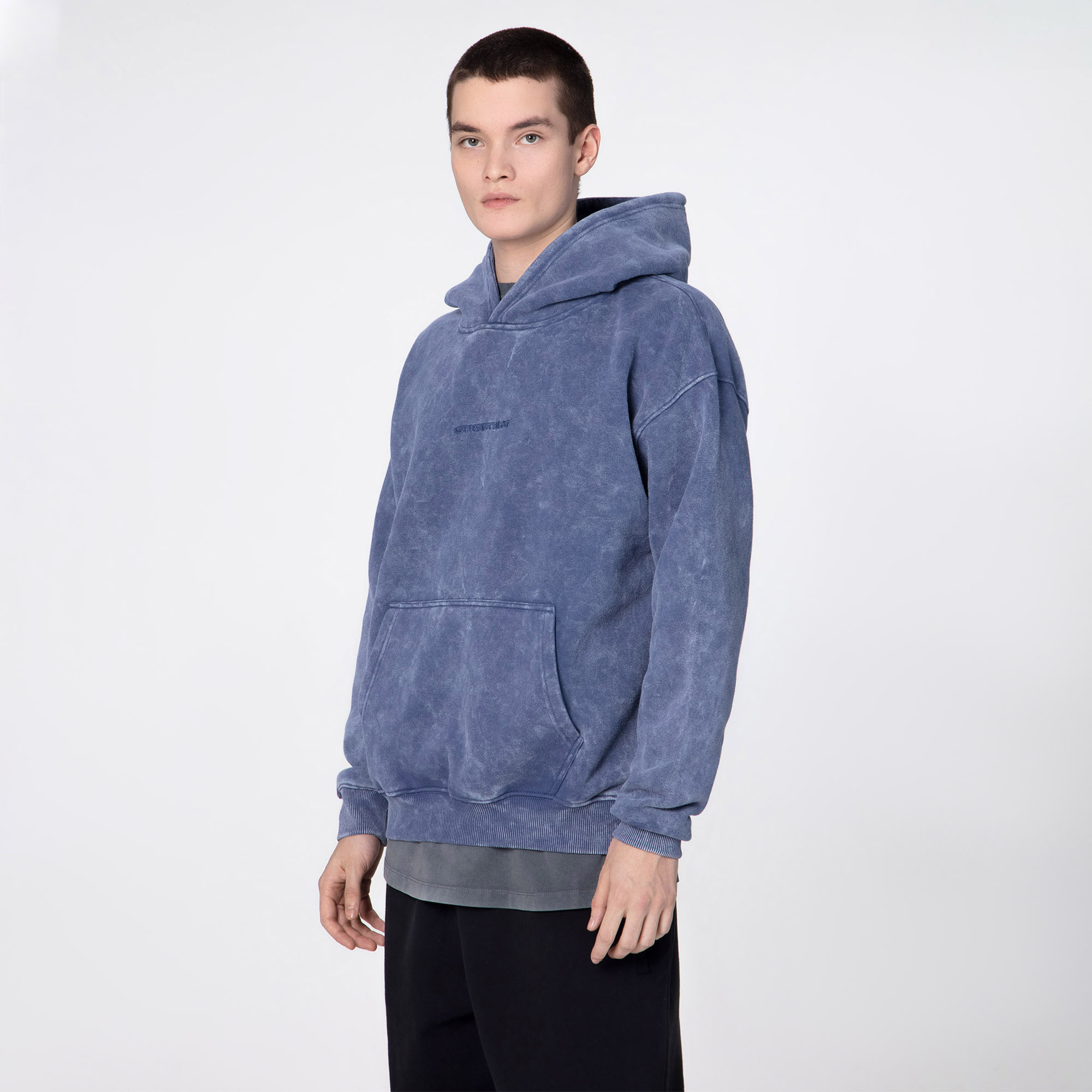 Мужская худи STREETBEAT Oversized String Washed Hoodie SBM-HD0012-504-S