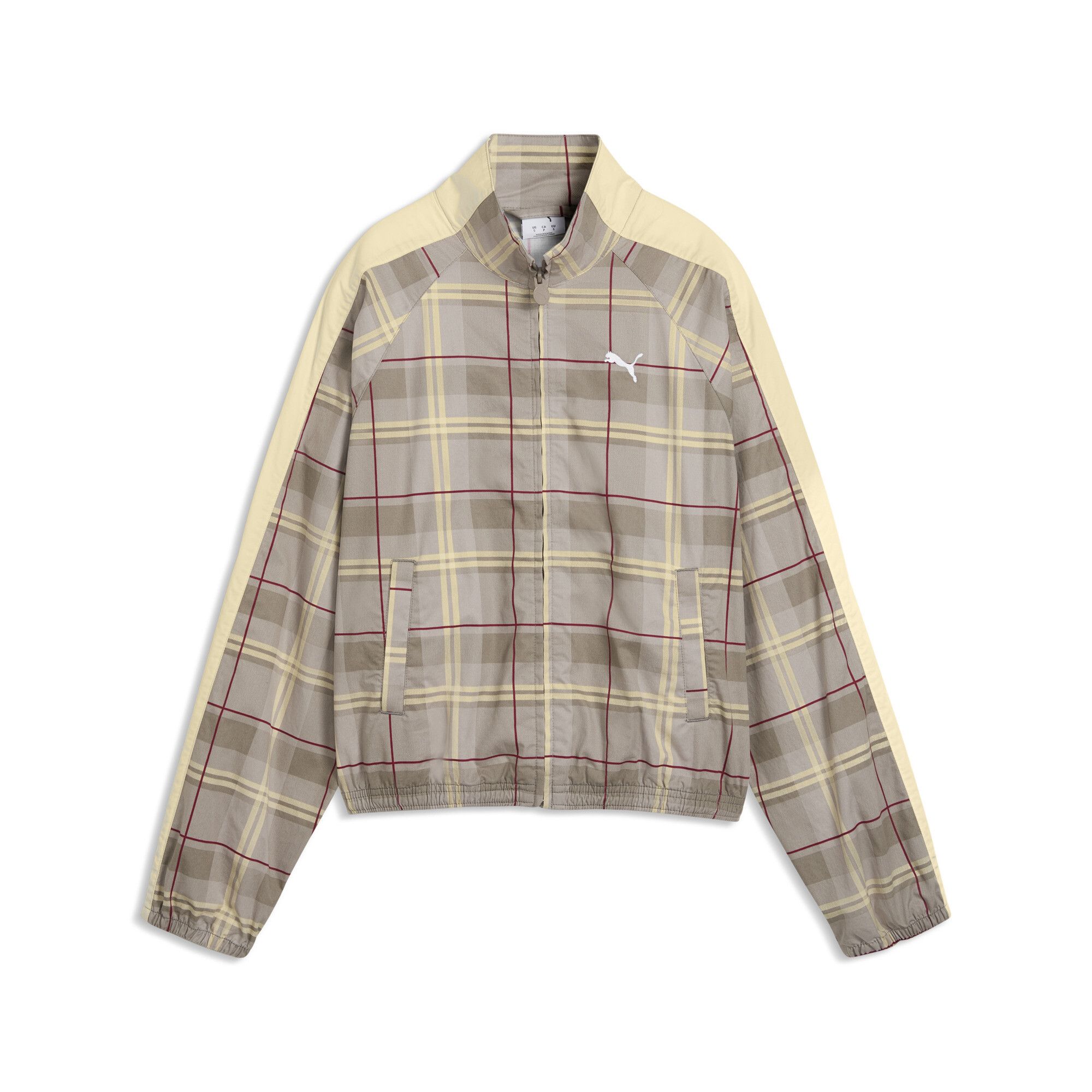 Женская олимпийка PUMA T7 Tartan Woven Jacket 63662881-L