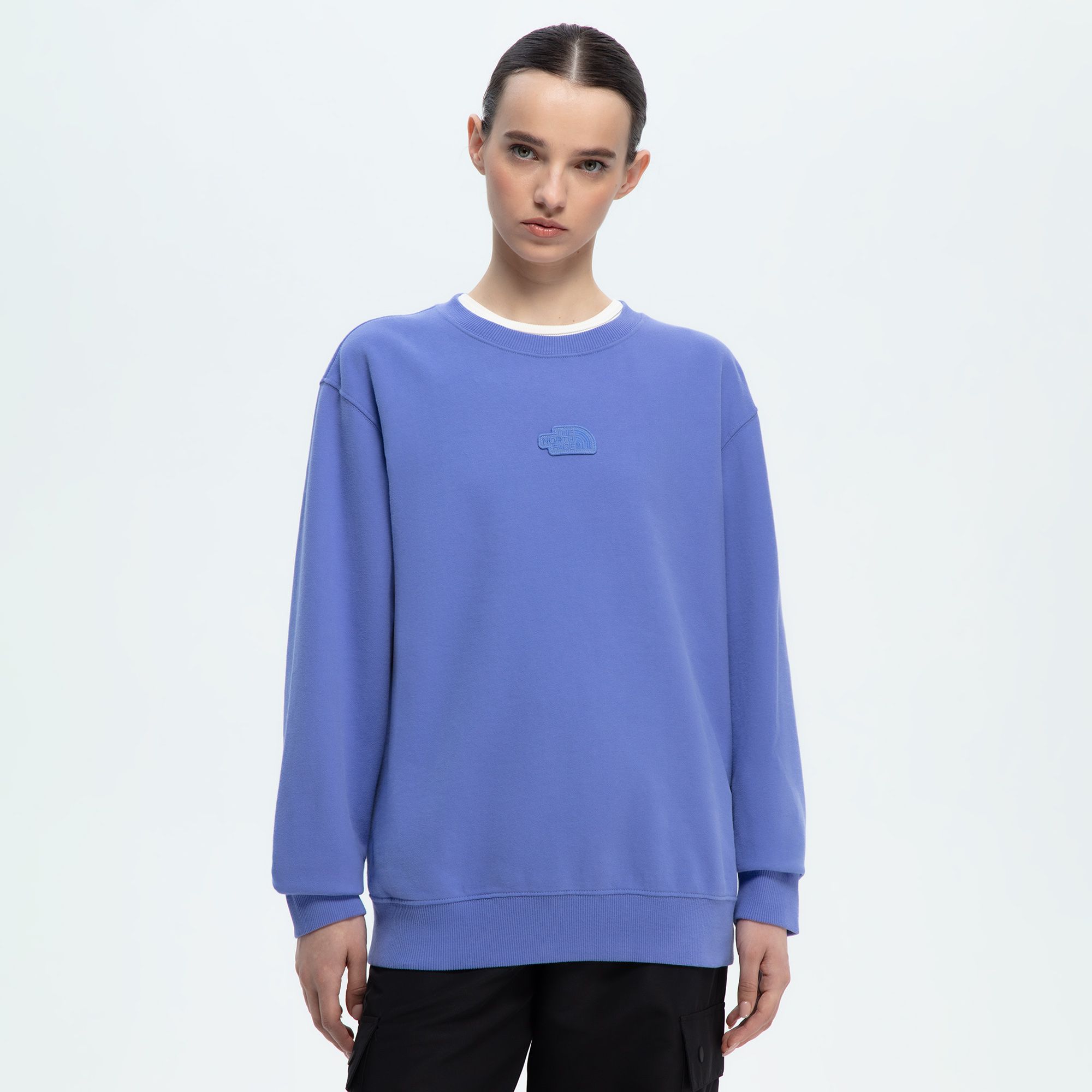 Женский свитшот Nature Relaxed Crew Virtual Blue The North Face NF0A8BVX0YI1-XS