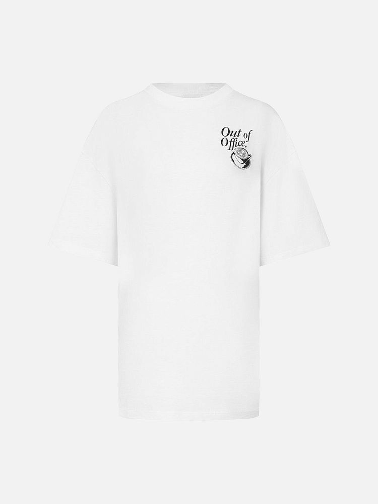 Женская футболка Oversized Tee HUGO 50560772-100-M