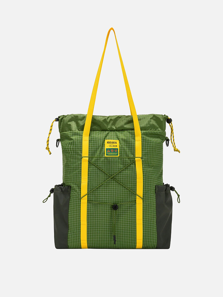 Сумка Carston Hikerdelic x Elliker Tote Bag 34066-GRNYELLOW-OS