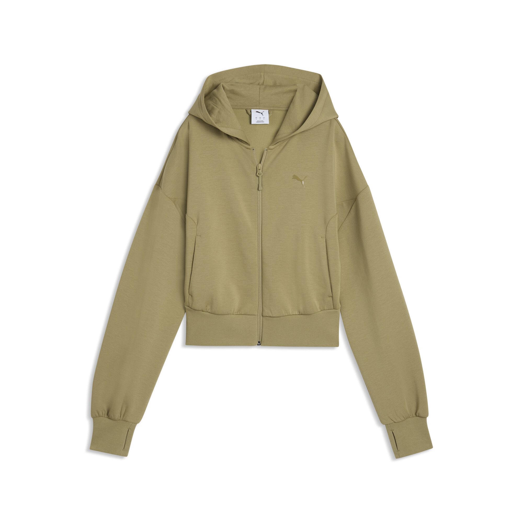Женская толстовка PUMA TECH SENSE FZ Hoodie DK 63457189-XXS