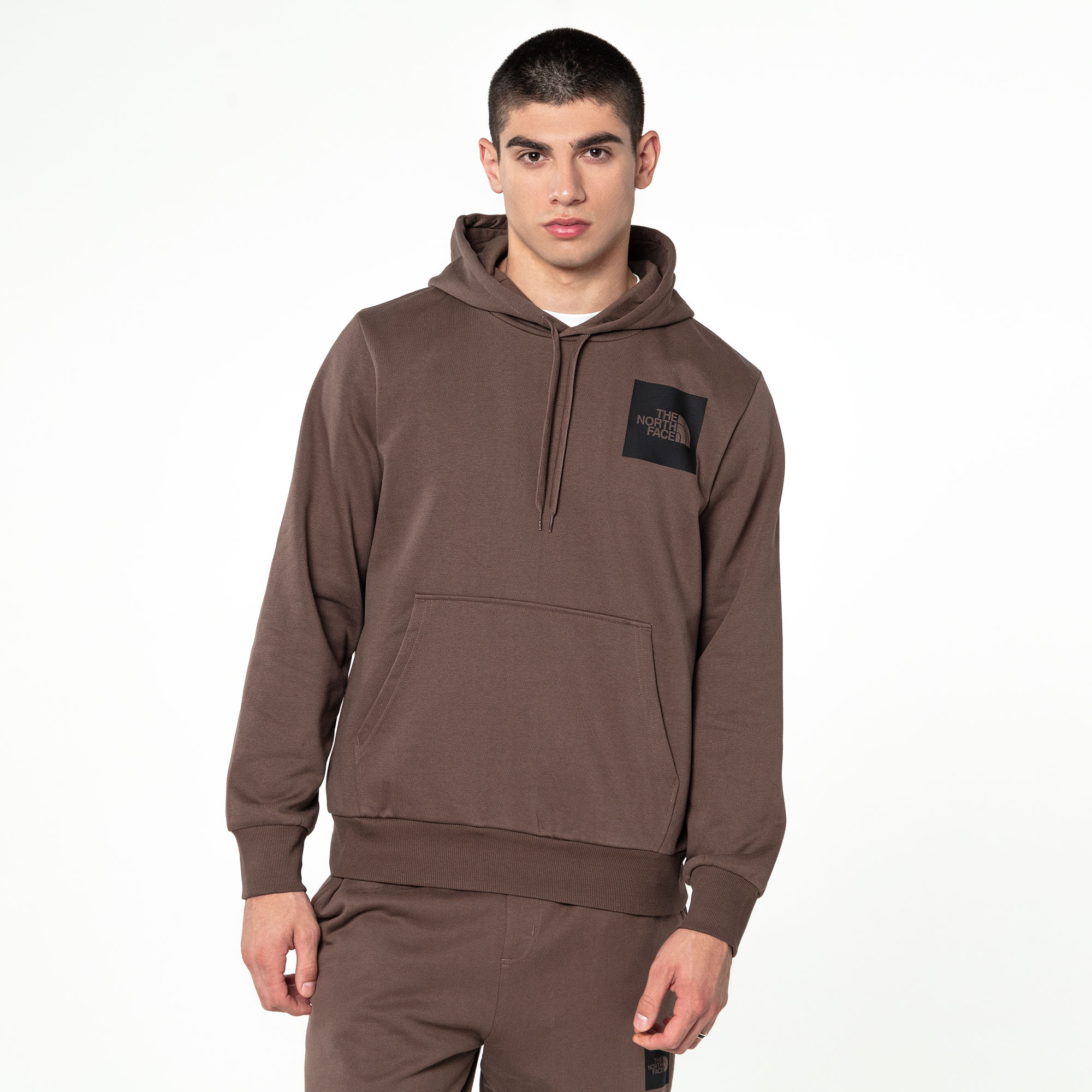 Мужская худи Fine Hoodie Smokey Brown The North Face NF0A89EU1OI1-M
