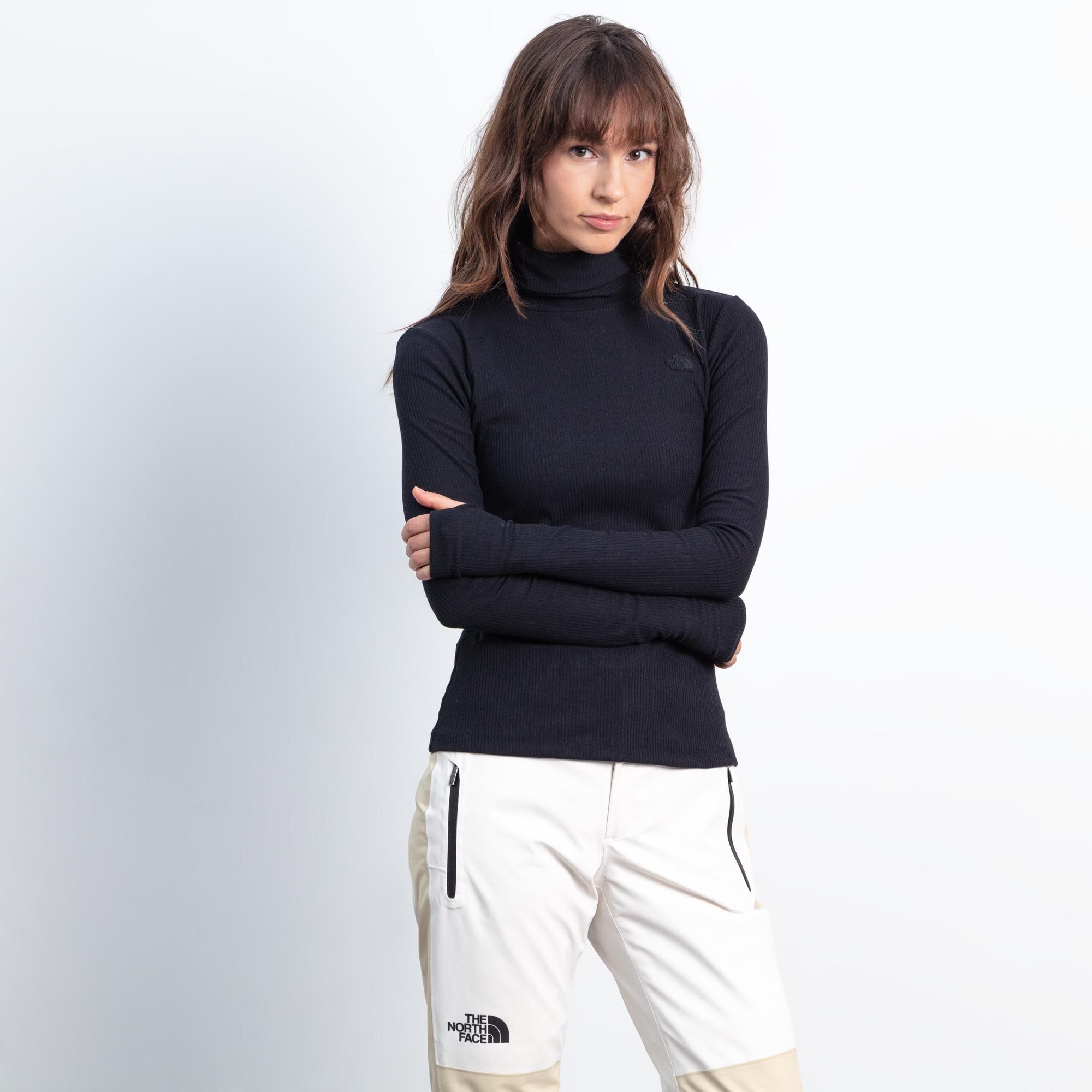 Джемпер W L/S TURTLE NECK SLIM TNF BLACK The North Face NF0A89C2JK31-XL