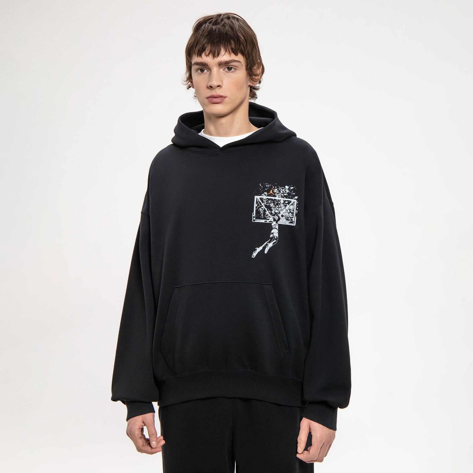 Мужская худи Brooklyn Oversized Pullover Hoodie Jordan IF5853-010-S