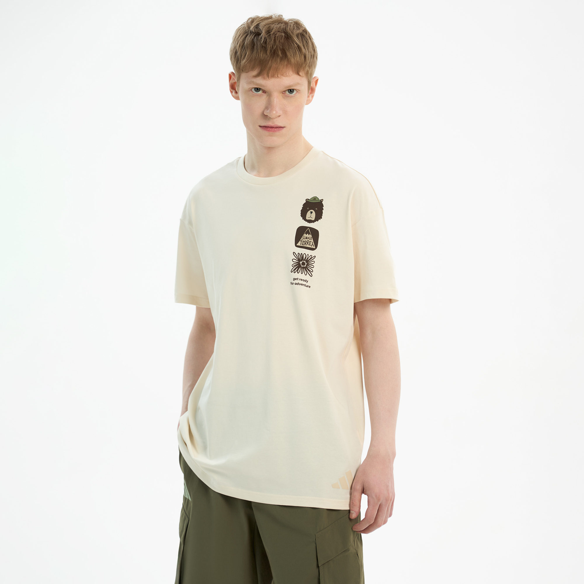 Мужская футболка Multi Graphic Tee adidas KE7078-M