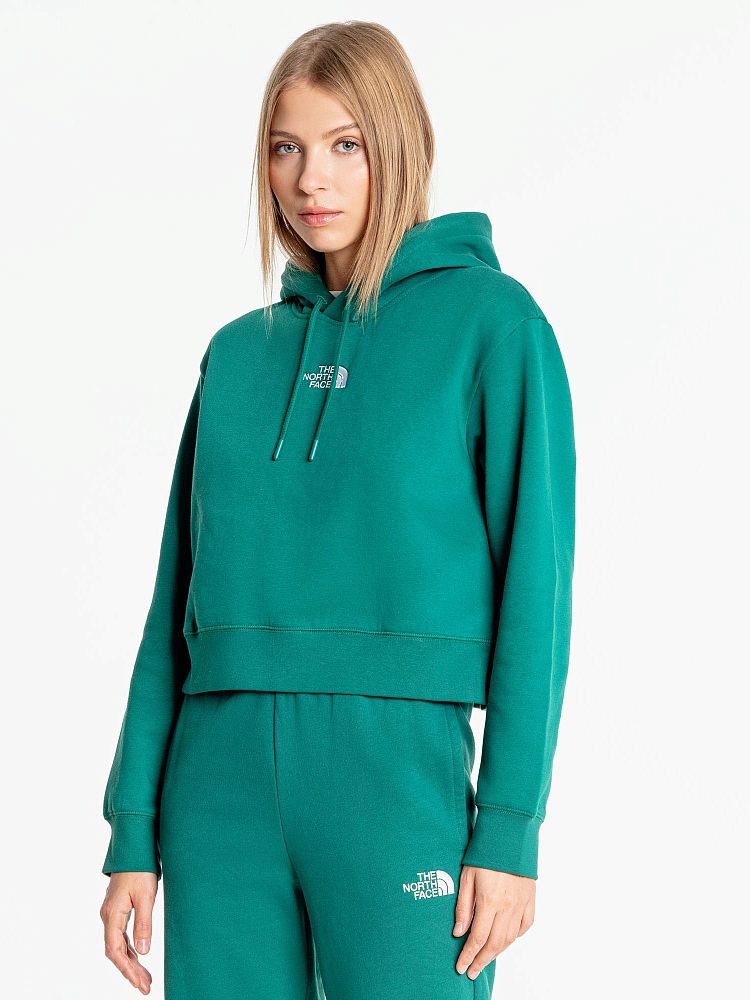 Джемпер W ESSENTIAL CROP HOODIE EVERGREEN The North Face NF0A89EXNL11-L