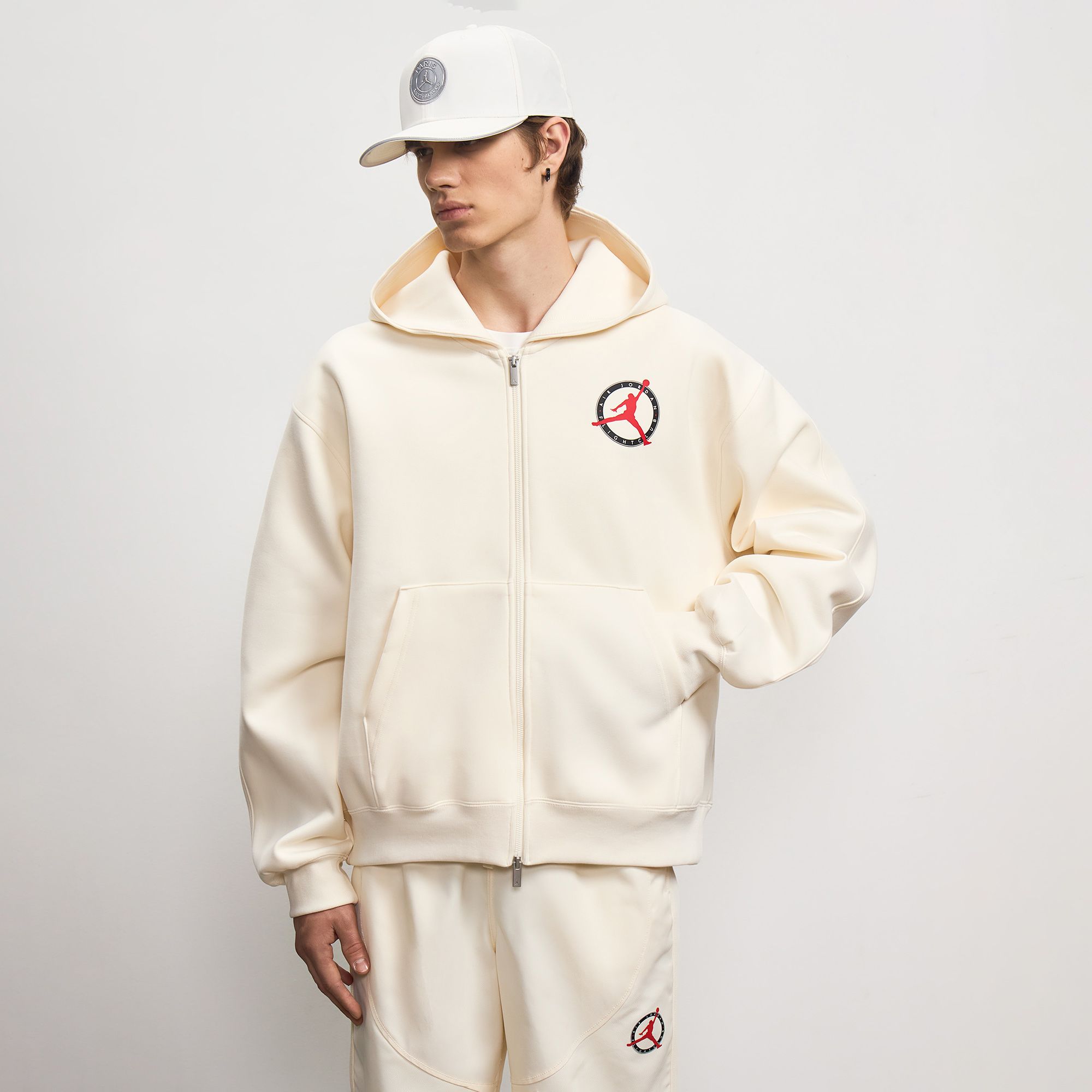 Мужская толстовка Flight Club Fleece Full-Zip Knit Sweatshirt Jordan IF1810-110-2XL