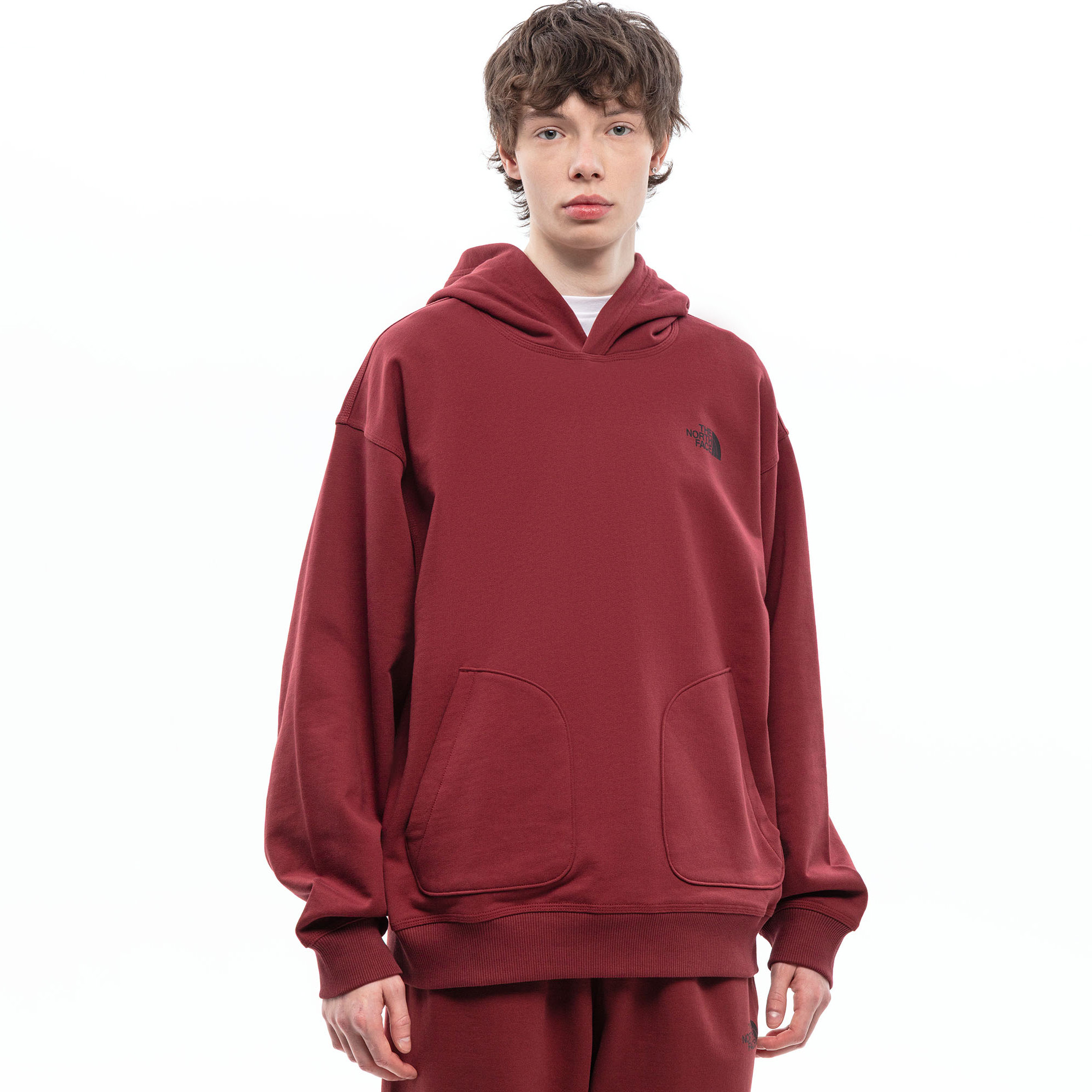 Мужская худи Never Stop Exploring Oversized Hoodie Sumac The North Face NF0A8C3V0VO1-L