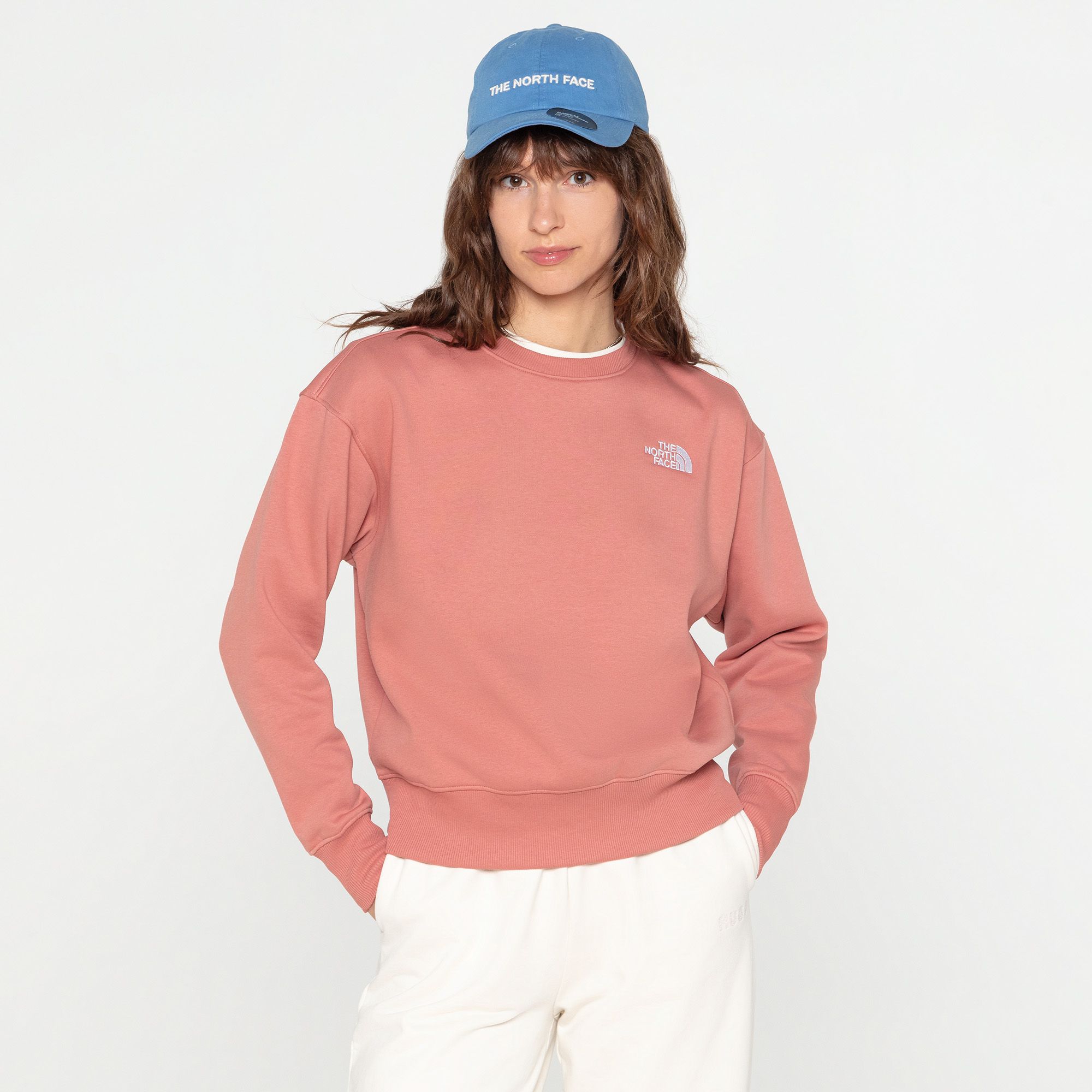 Женский свитшот W ESSENTIAL CREW LIGHT MAHOGANY The North Face NF0A7ZJENXQ1-XS