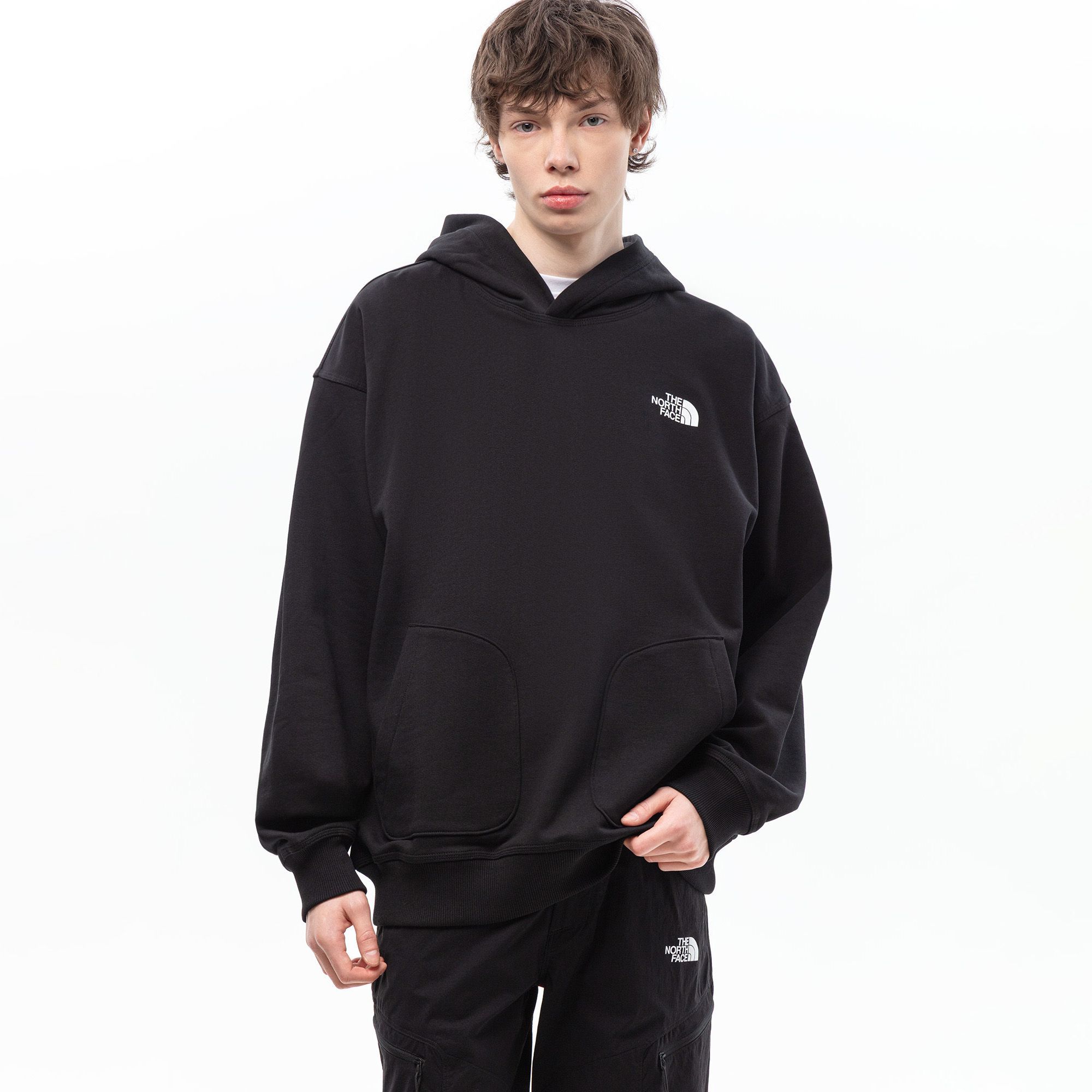 Мужская худи Never Stop Exploring Oversized Hoodie Black The North Face NF0A8C3VJK31-XL