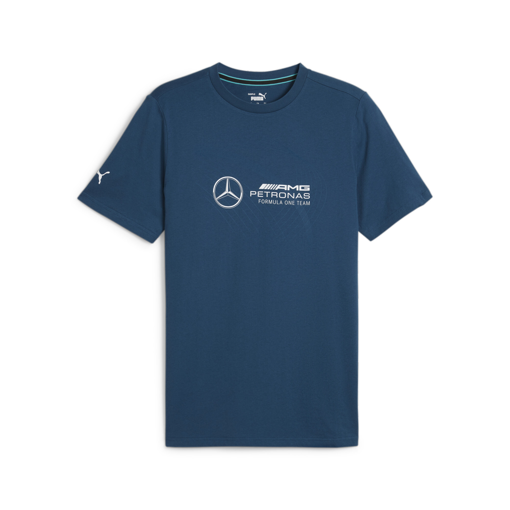 Мужская футболка Mercedes-AMG Petronas Formula 1 Logo Tee PUMA 62375407-S