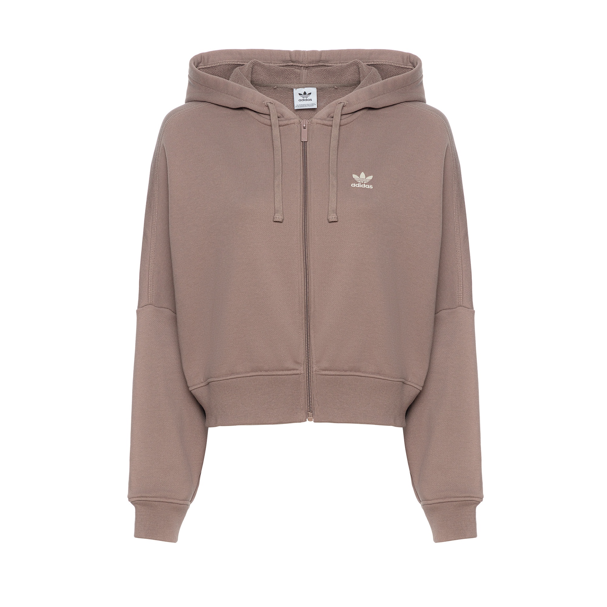 Женская худи Essentials Short Full-Zip Hoodie adidas JN7846-L