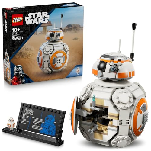 Конструктор LEGO Star Wars Дроид-астромеханик BB-8™, Подарок на день рождения, Строительные блоки, для мальчиков и девочек, Возраст 10, 11 и 12 лет, Ученики начальной школы, Космический Б gray Omi Japan Products