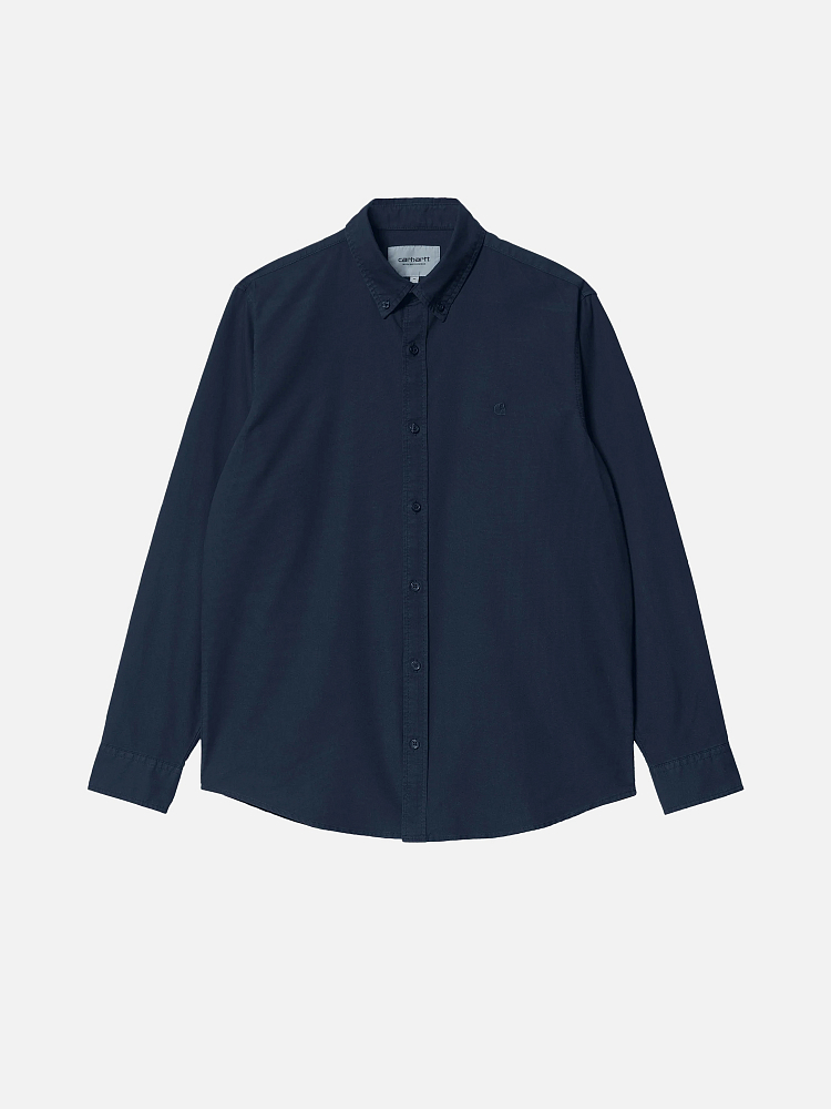 Мужская рубашка Bolton Shirt Carhartt WIP I030238-DRKNV-S