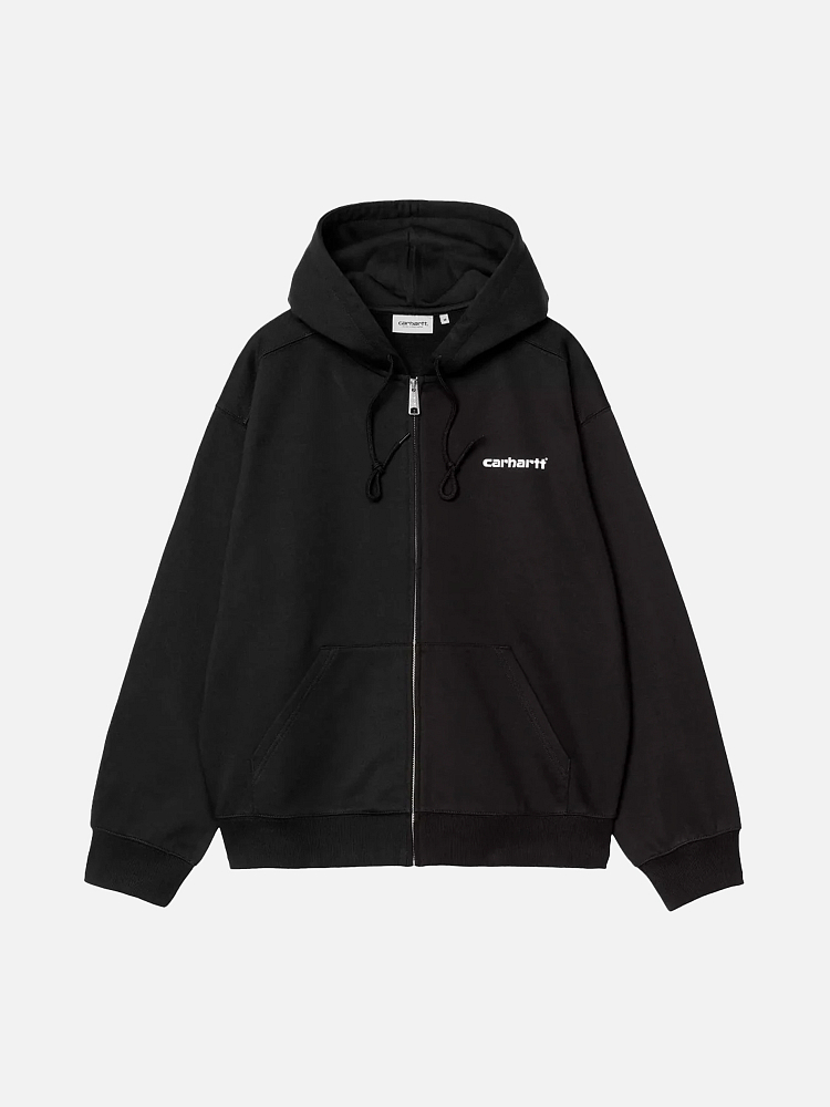 Мужская толстовка Hooded Archive Lines Jacket Carhartt WIP I036013-BLACK-XL