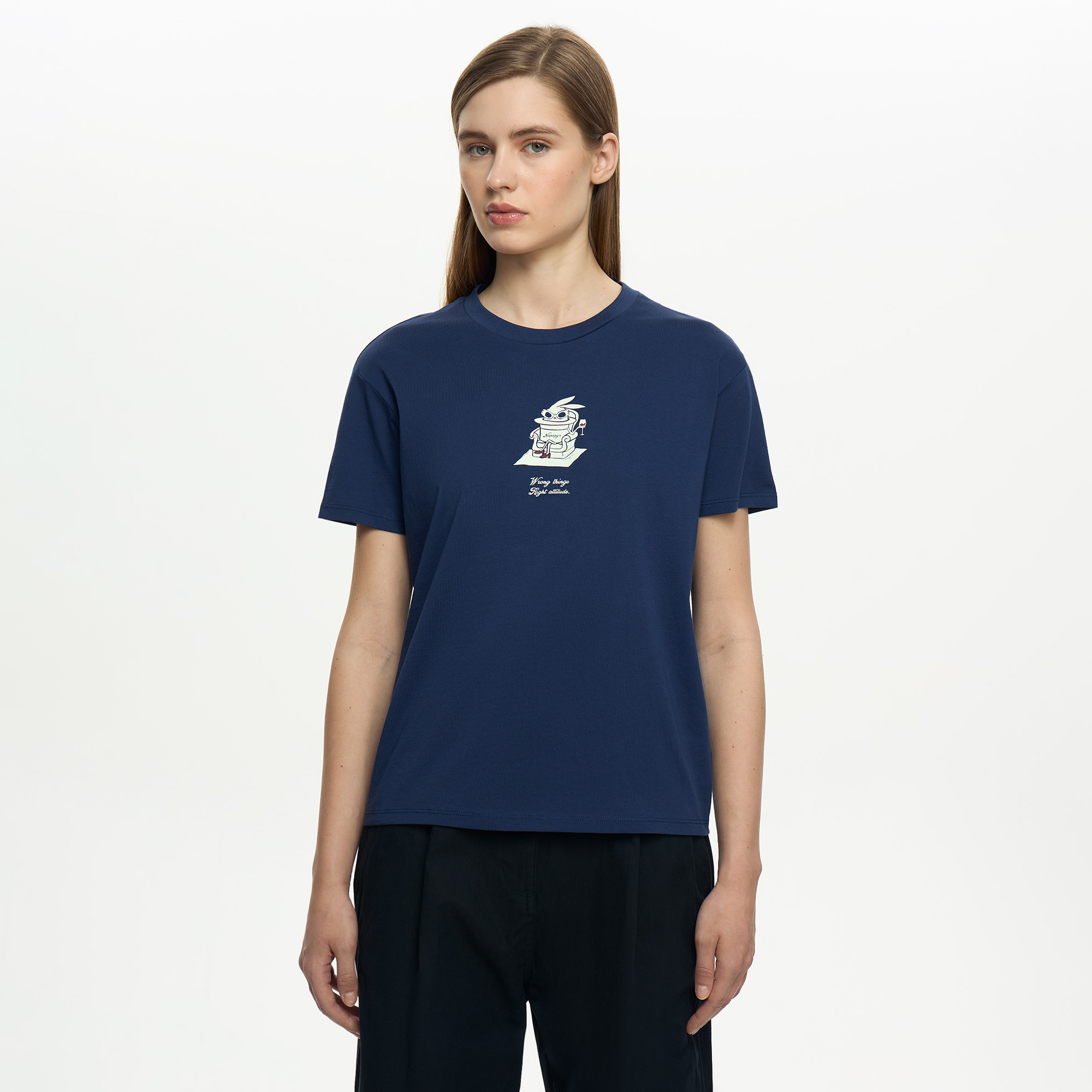 Женская футболка Antimony Short Sleeve Tee Napapijri NP0A4HR4B2Q1-M