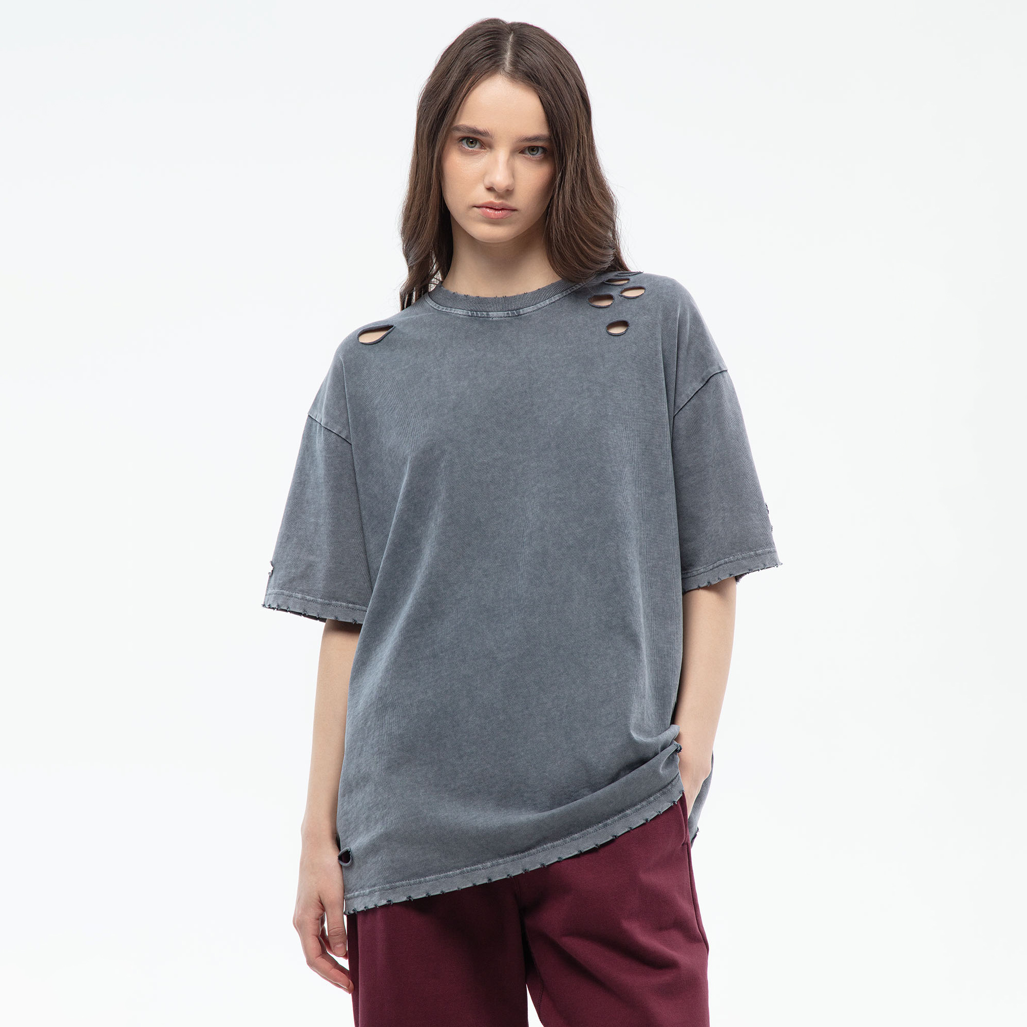 Женская футболка Worned Oversize Tee STREETBEAT SBW-TEE0035-065-M