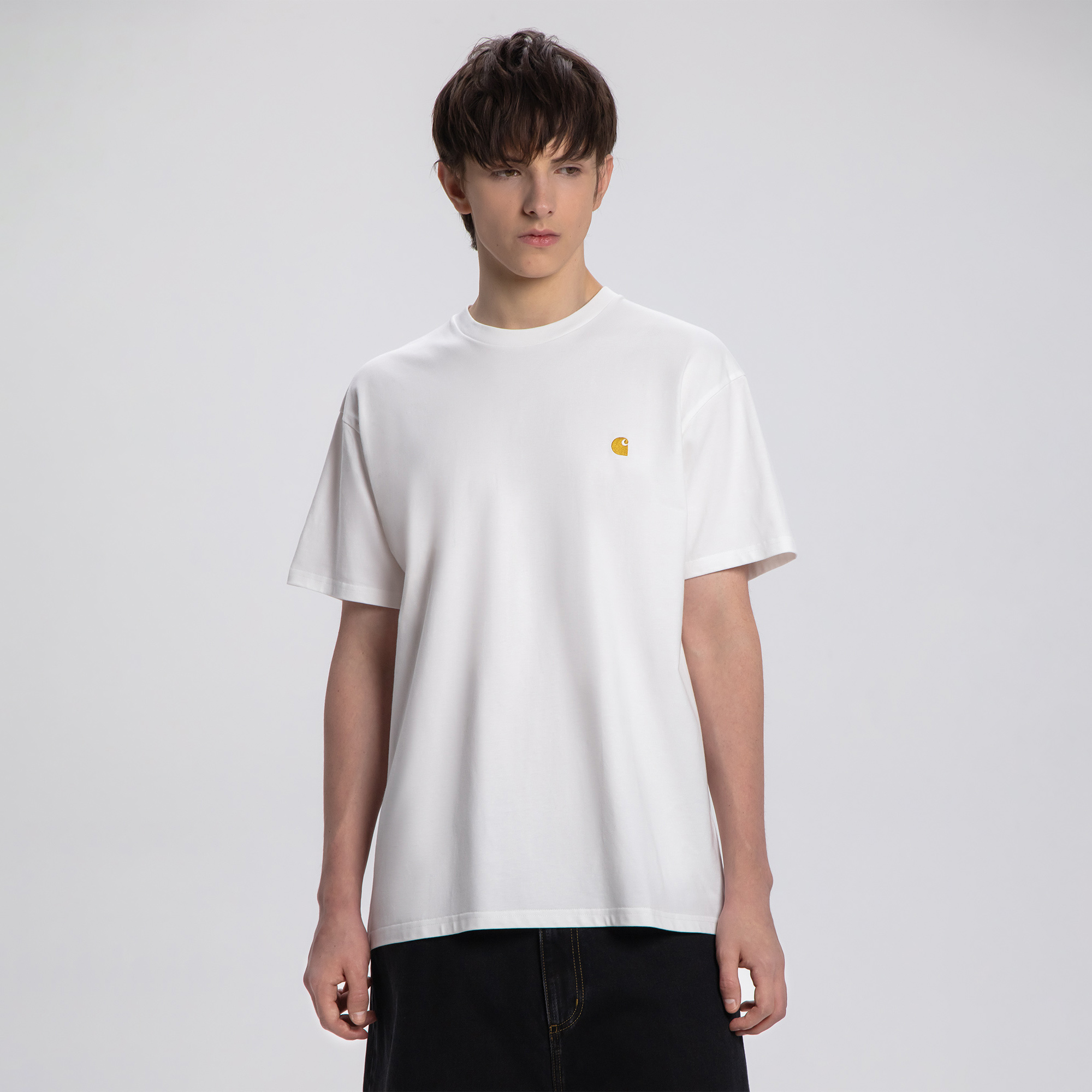 Мужская футболка Chase T-Shirt Carhartt WIP I026391-WH-GLD-M