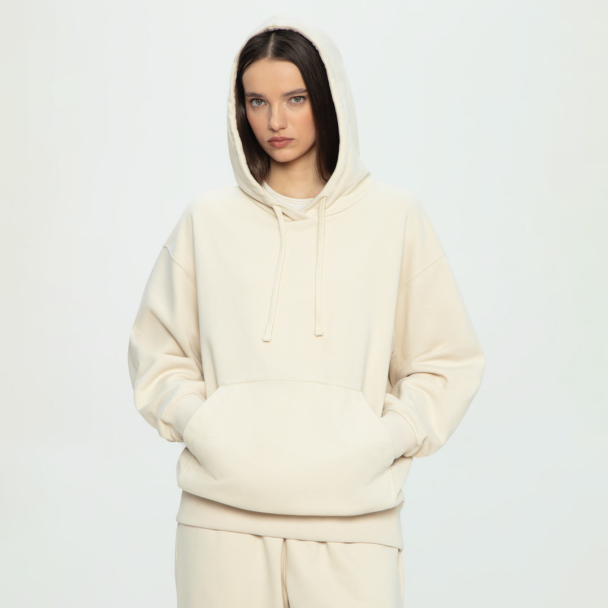 Женская худи Basic French Terry Hoodie STREETBEAT SBW-HD0120-200-XS