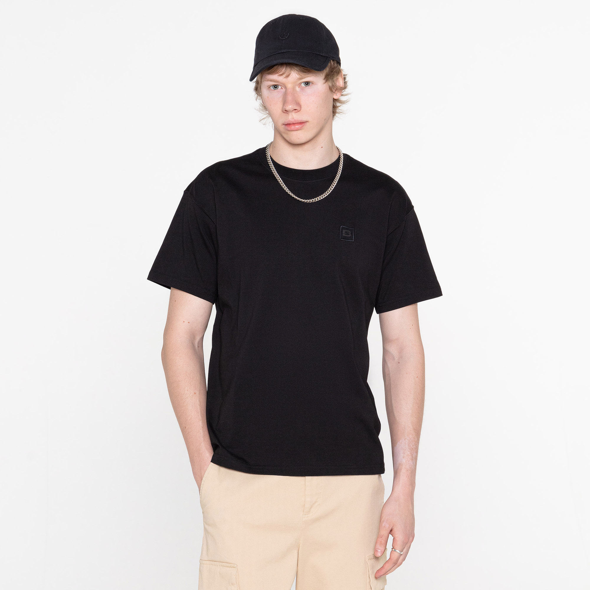 Мужская футболка Logo Patch Loose Tee STREETBEAT SBM-TEE0018-001-XL