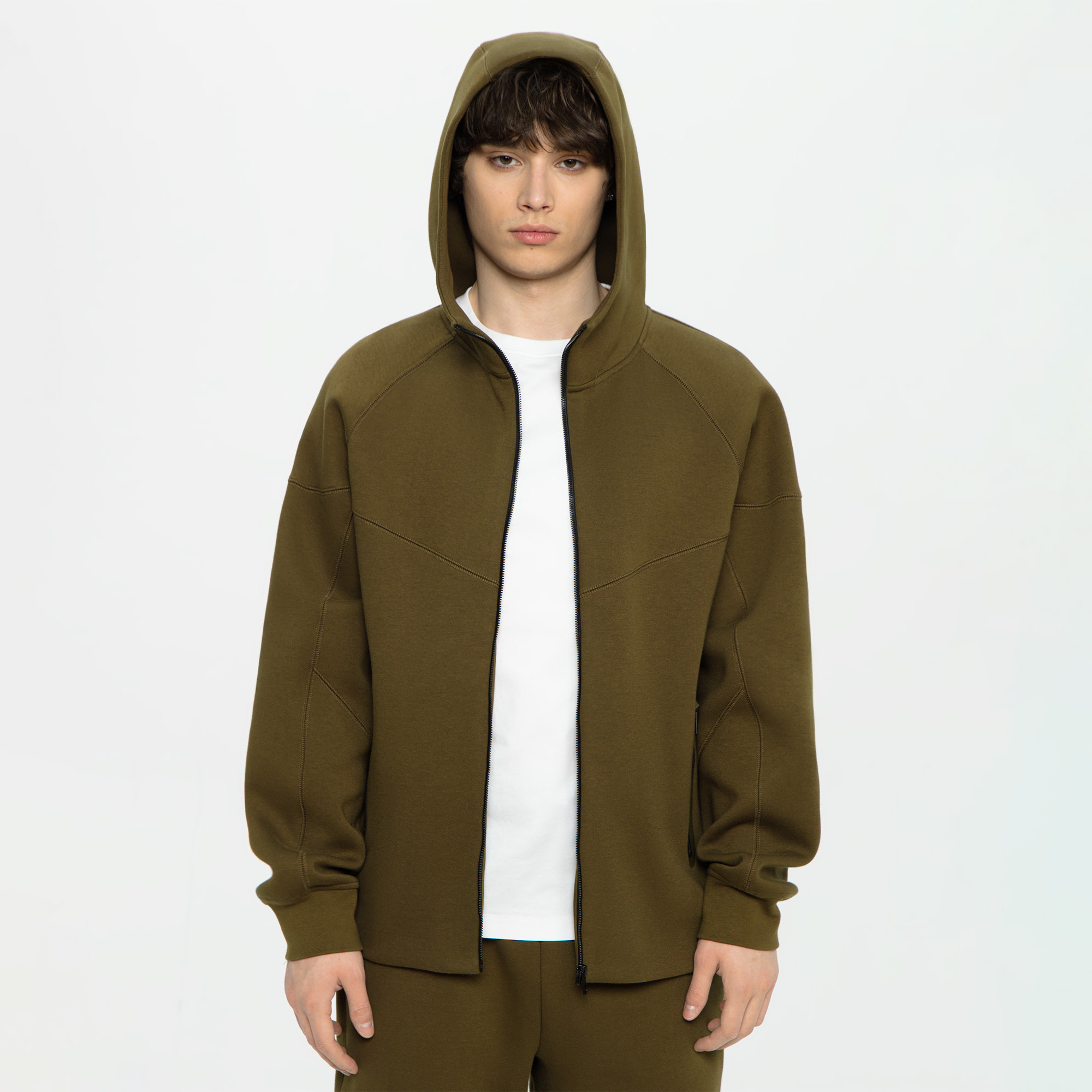 Мужская толстовка Full Zip Tech Hoodie STREETBEAT SBM-HDFZ0018-330-S