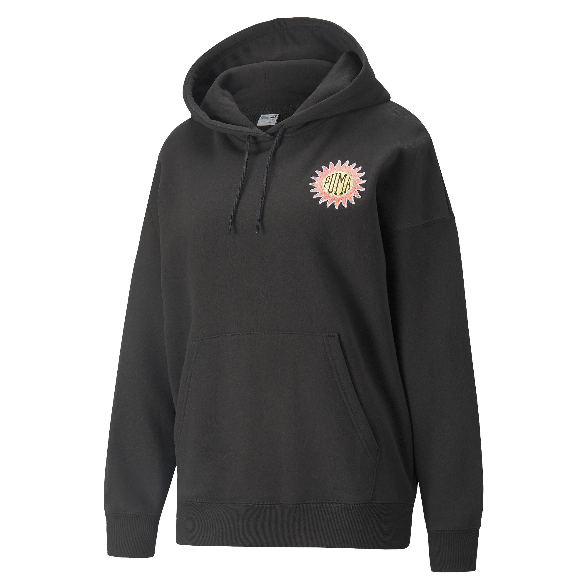 Женская худи Downtown Relaxed Graphic Hoodie PUMA 53358301-S